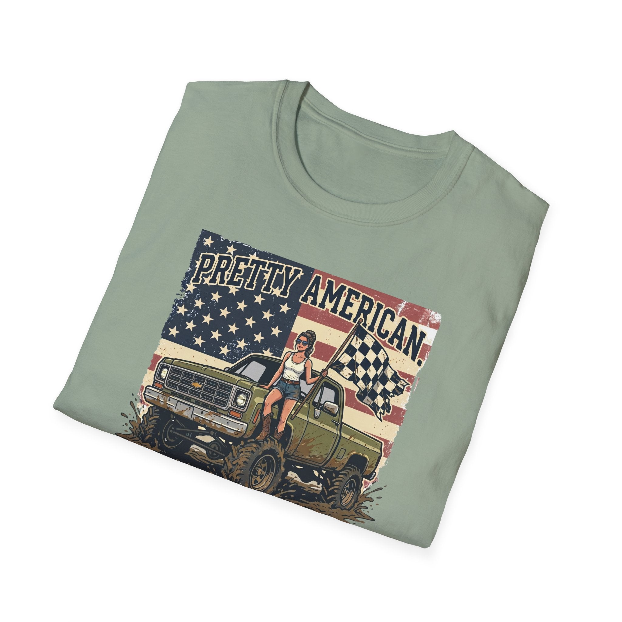 Mud & Misfits 'Pretty American - Pretty Problematic' T-shirt