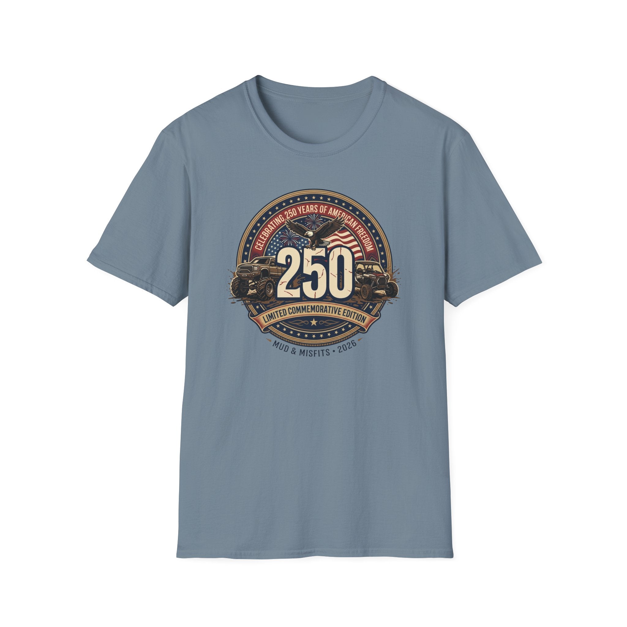 Mud & Misfits '250 Years Of American Freedom' Limited Commemorative Edition T-shirt