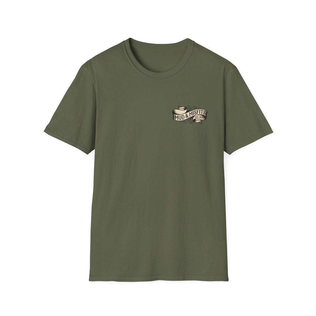Mud & Misfits "Strike the Trail" American Tattoo T-shirt