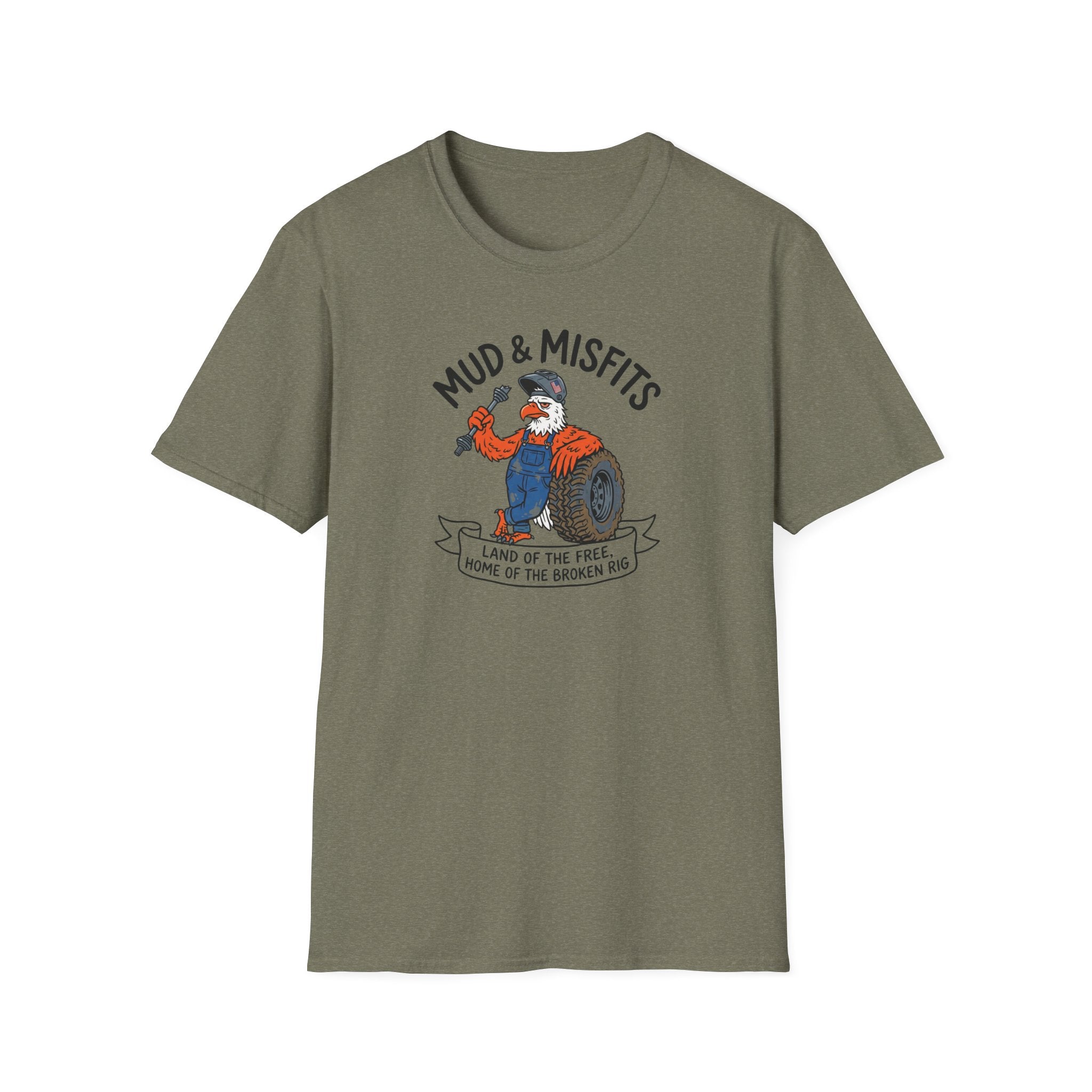 Mud & Misfits "Land Of the Free" Shop Eagle T-shirt
