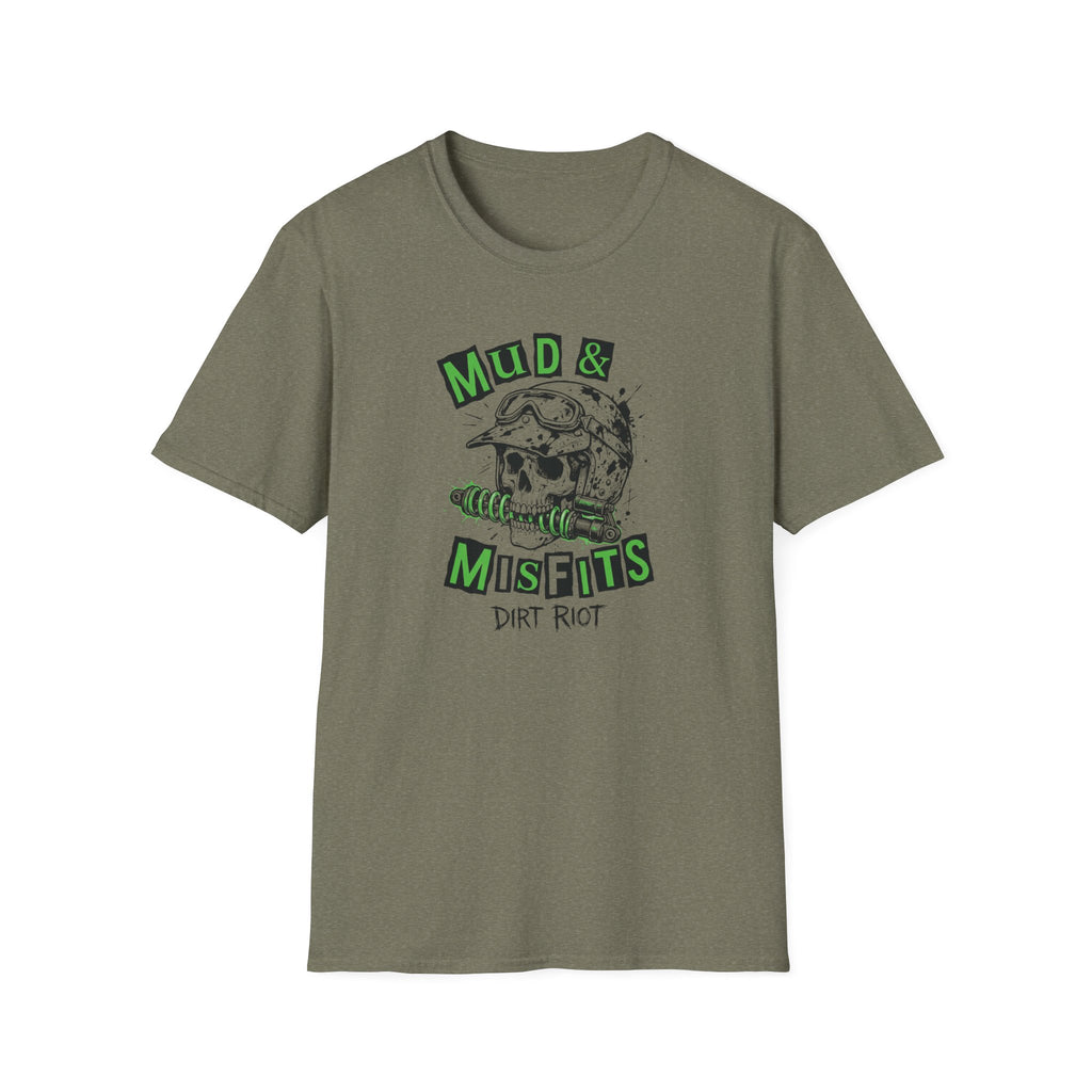 Mud & Misfits "Dirt Riot" Skull T-shirt