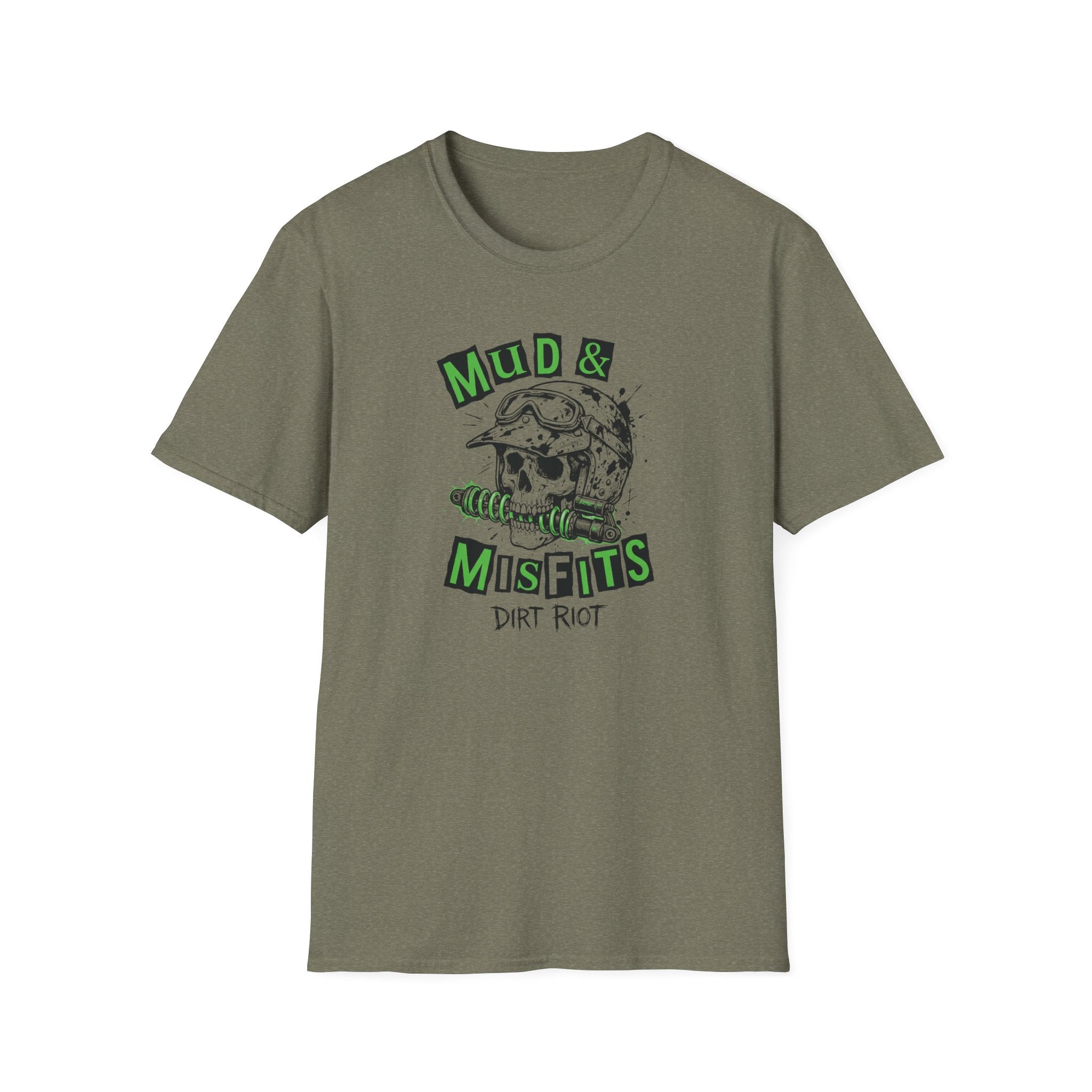 Mud & Misfits "Dirt Riot" Skull T-shirt