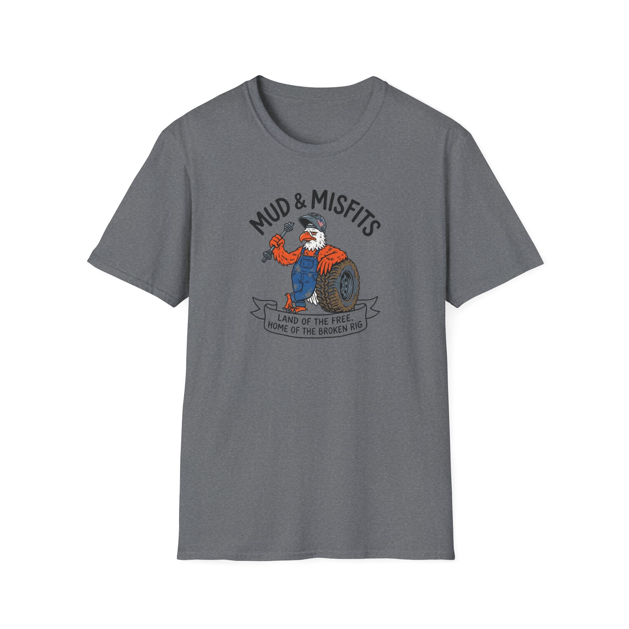 Mud & Misfits "Land Of the Free" Shop Eagle T-shirt