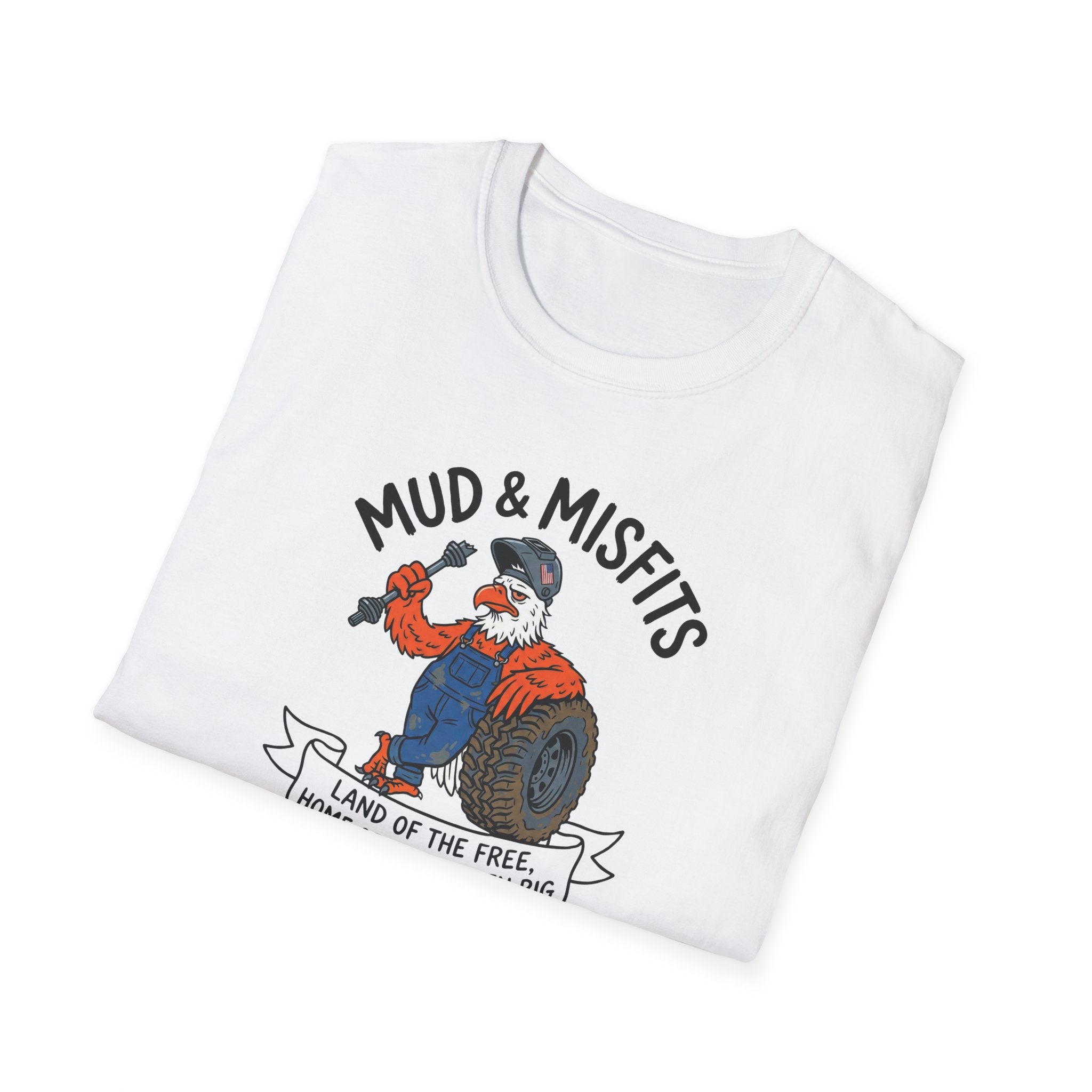 Mud & Misfits "Land Of the Free" Shop Eagle T-shirt