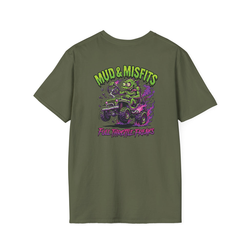 Mud & Misfits Monsters "Full Throttle Freaks" T-shirt