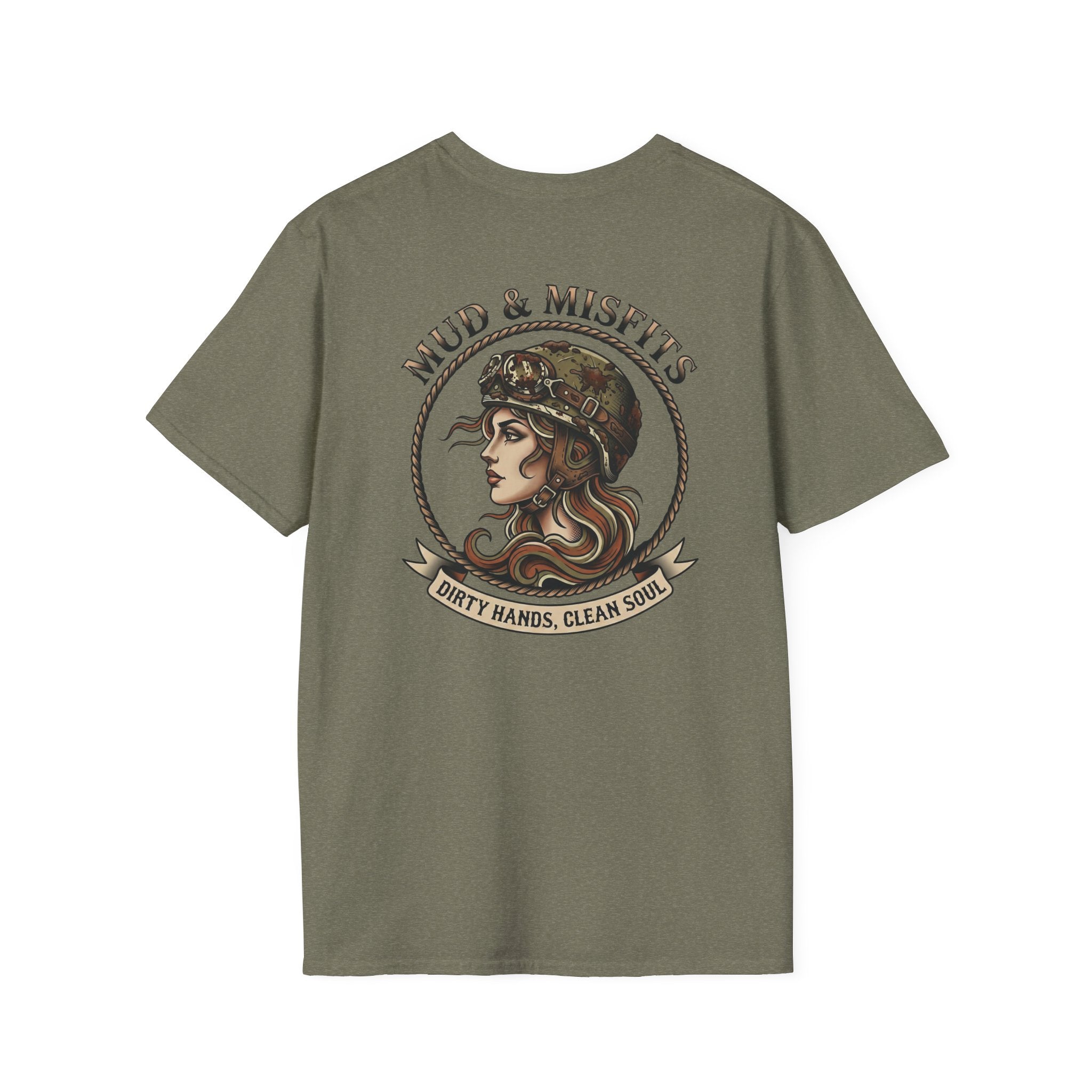 Mud & Misfits "Dirty Hands, Clean Soul" American Tattoo T-shirt