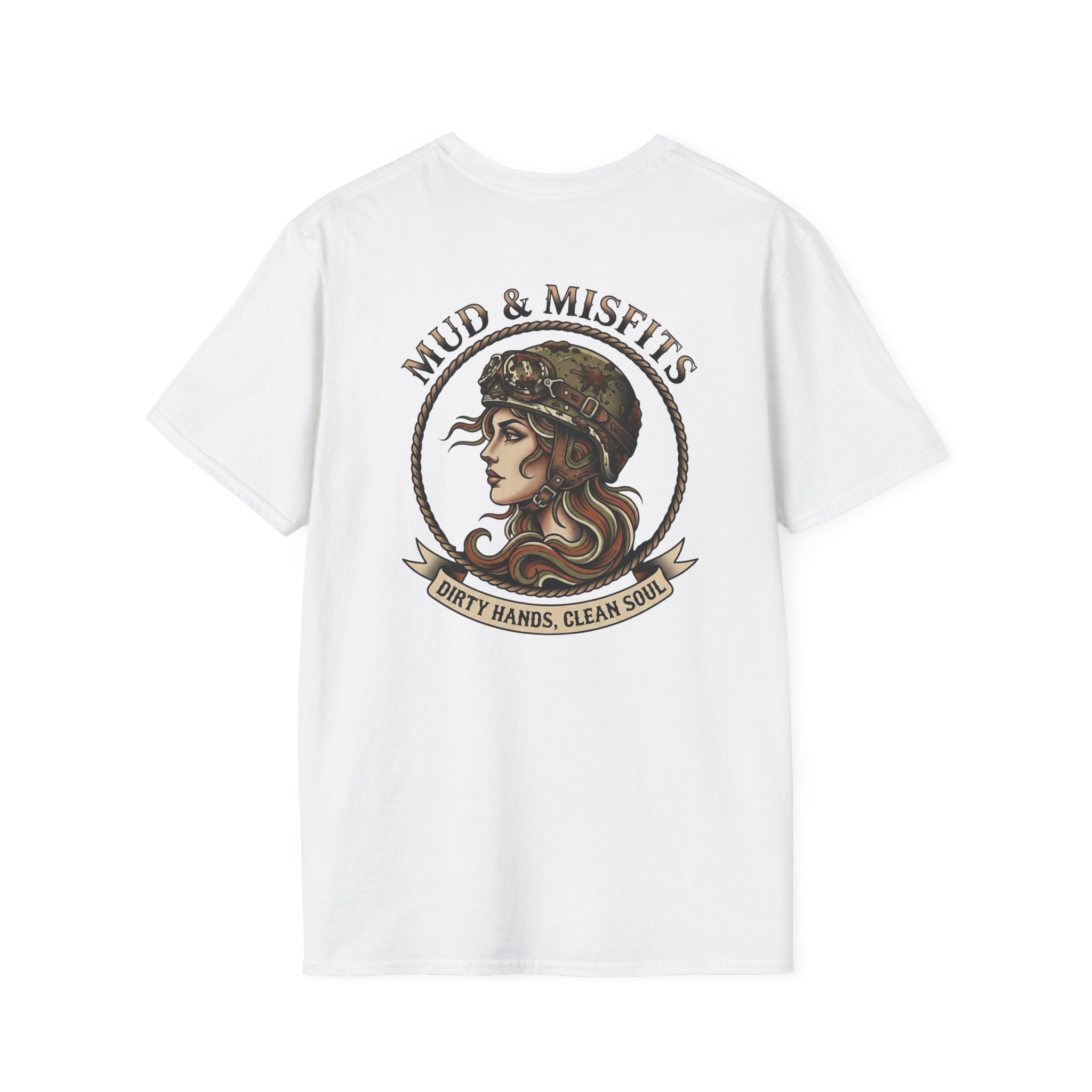 Mud & Misfits "Dirty Hands, Clean Soul" American Tattoo T-shirt
