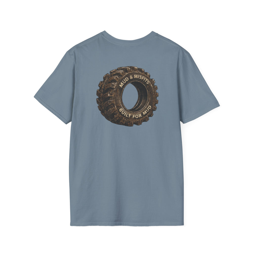 Mud & Misfits "Built for Mud" Large Tire T-shirt