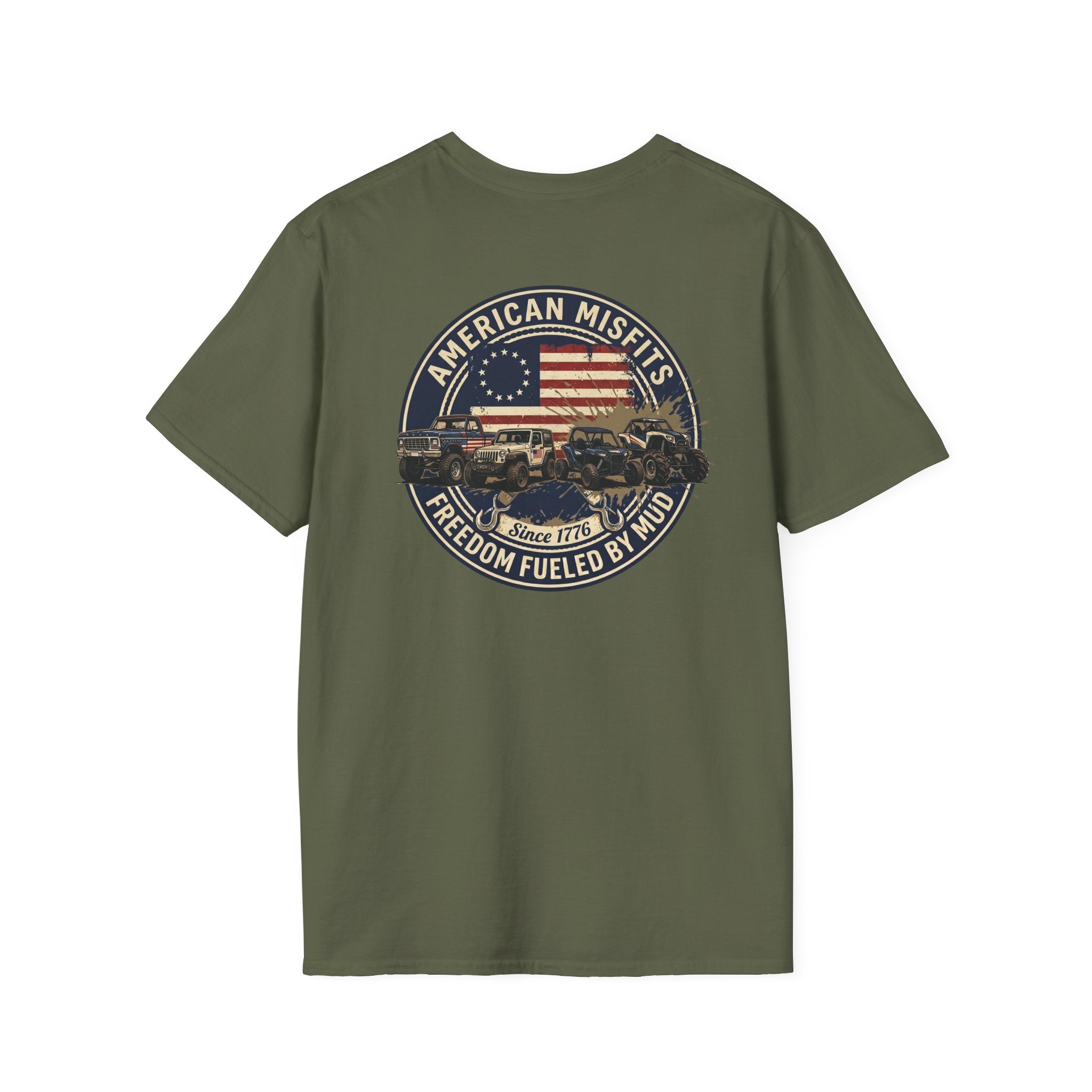 Mud & Misfits 'American Misfits - Freedom Fueled By Mud' T-shirt