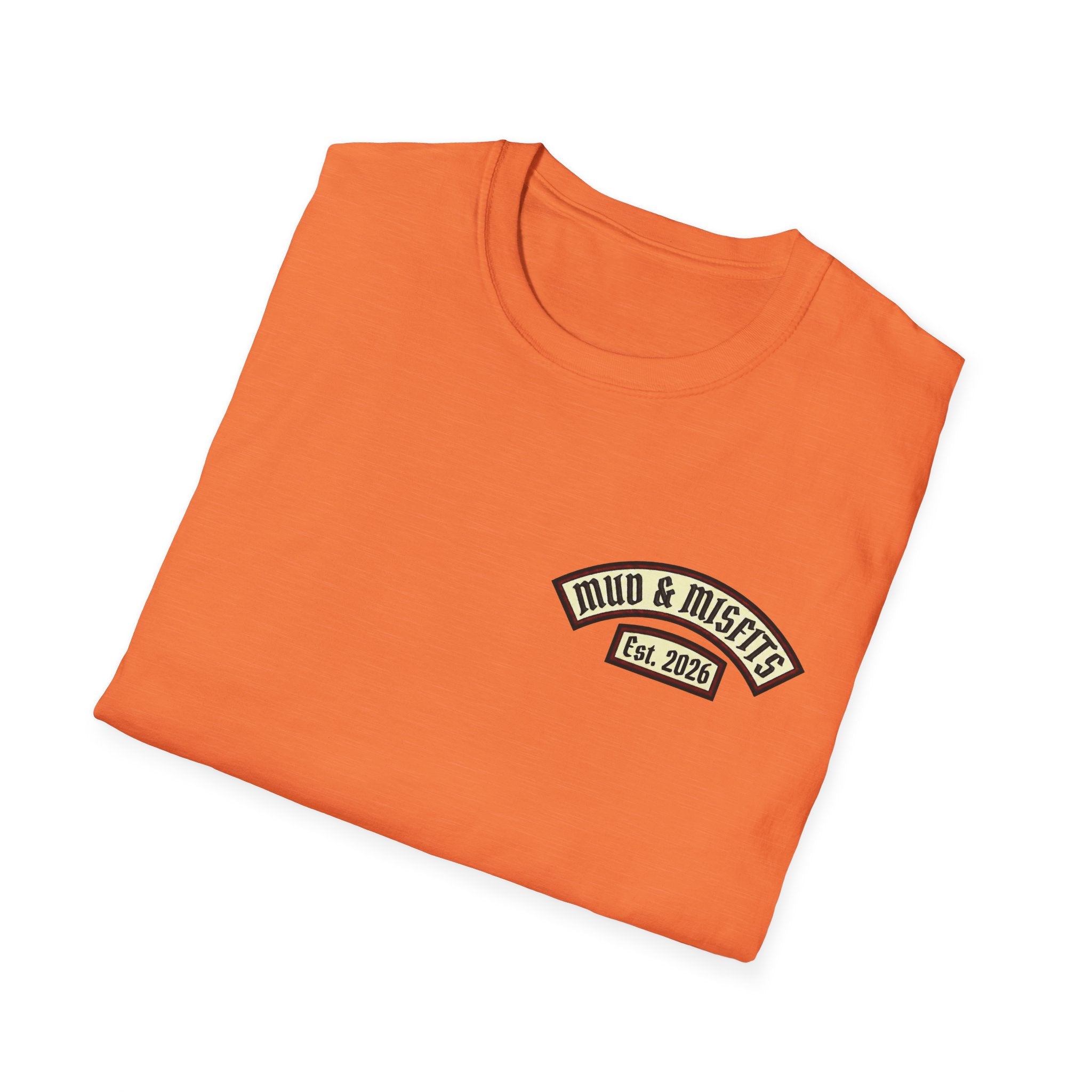 Mud & Misfits "In Mud We Trust" Biker Patch T-shirt