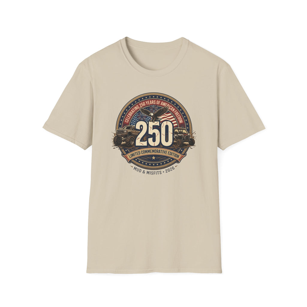 Mud & Misfits '250 Years Of American Freedom' Limited Commemorative Edition T-shirt