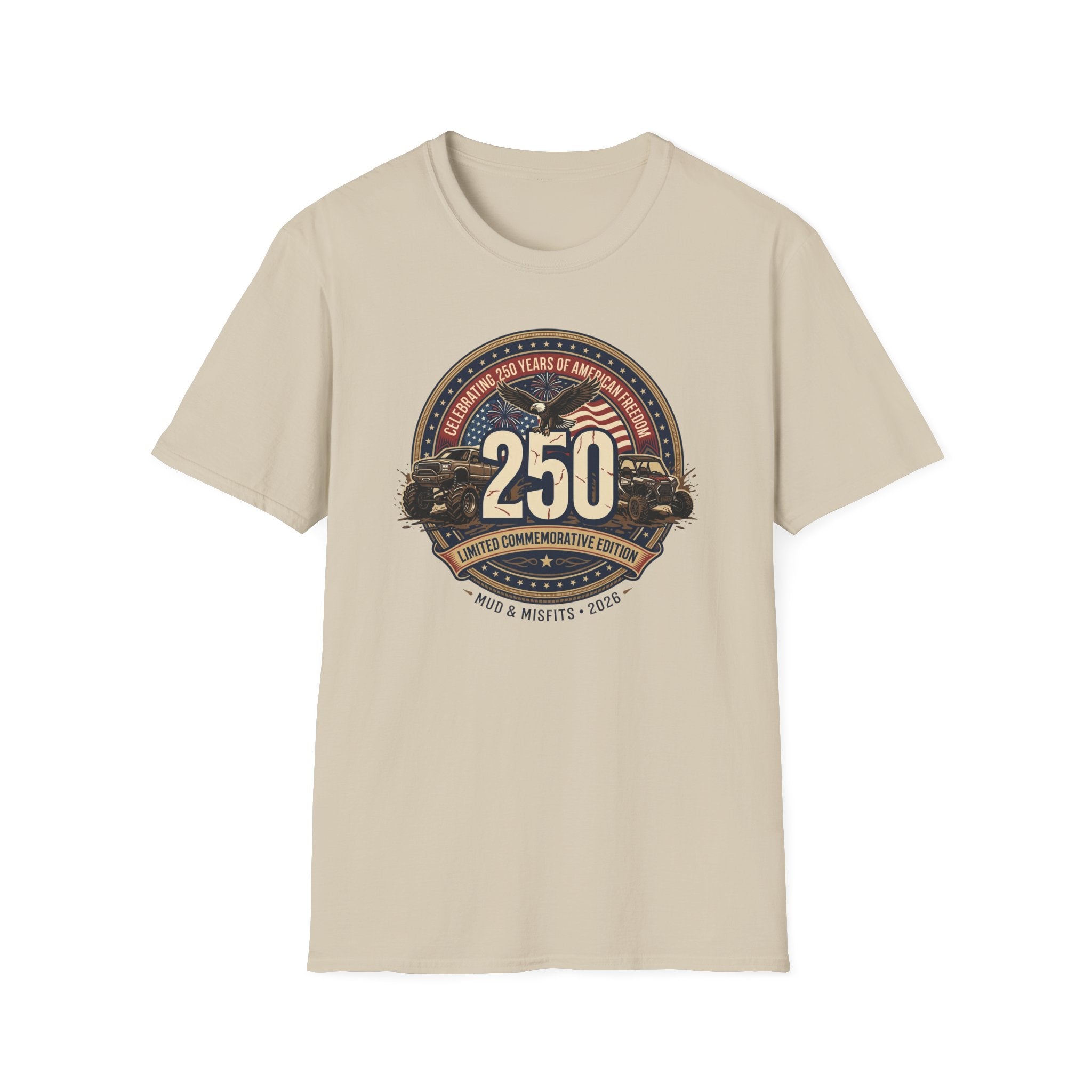 Mud & Misfits '250 Years Of American Freedom' Limited Commemorative Edition T-shirt