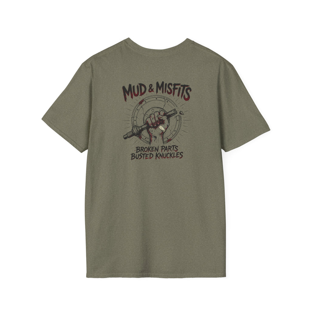 Mud & Misfits "Broken Parts Busted Knuckles" T-shirt