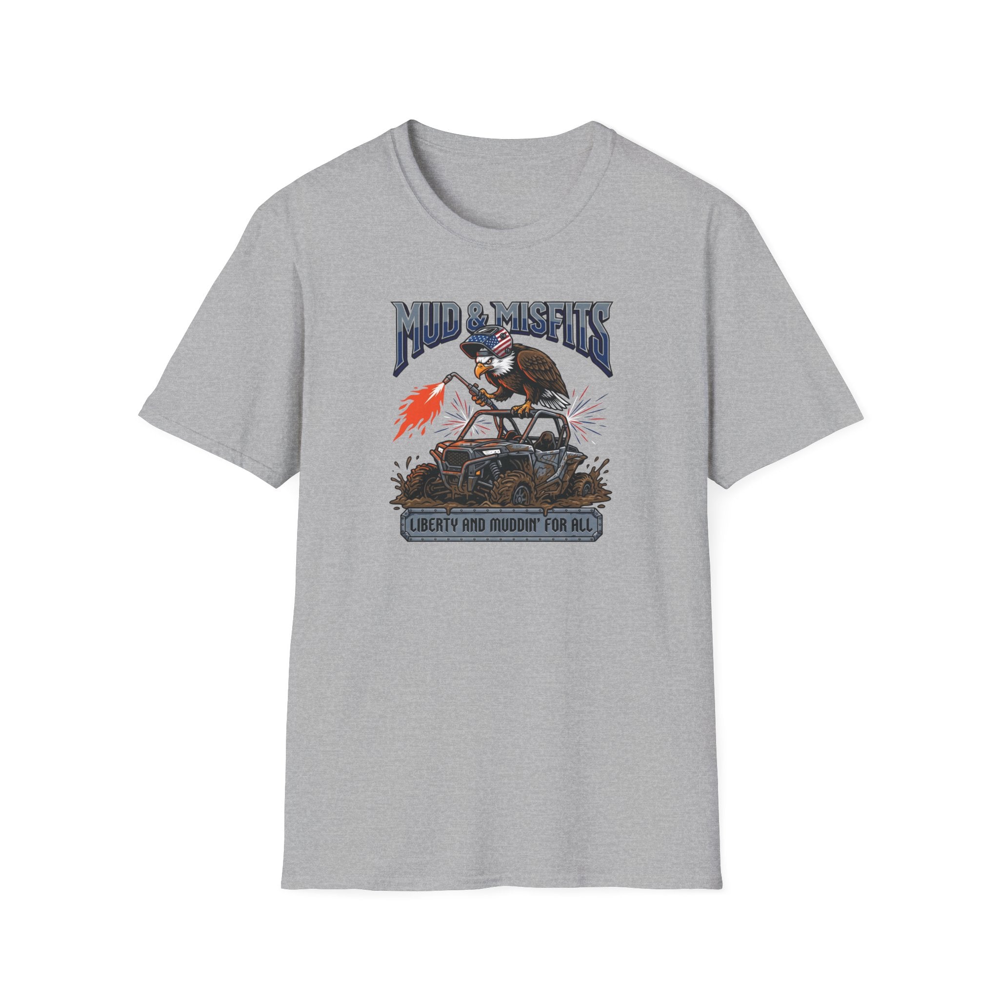 Mud & Misfits "Liberty and Muddin' For All" Shop Eagle T-shirt