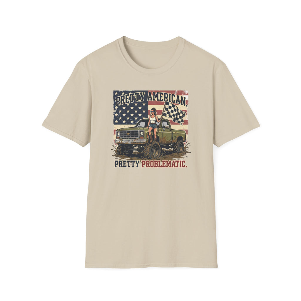 Mud & Misfits 'Pretty American - Pretty Problematic' T-shirt