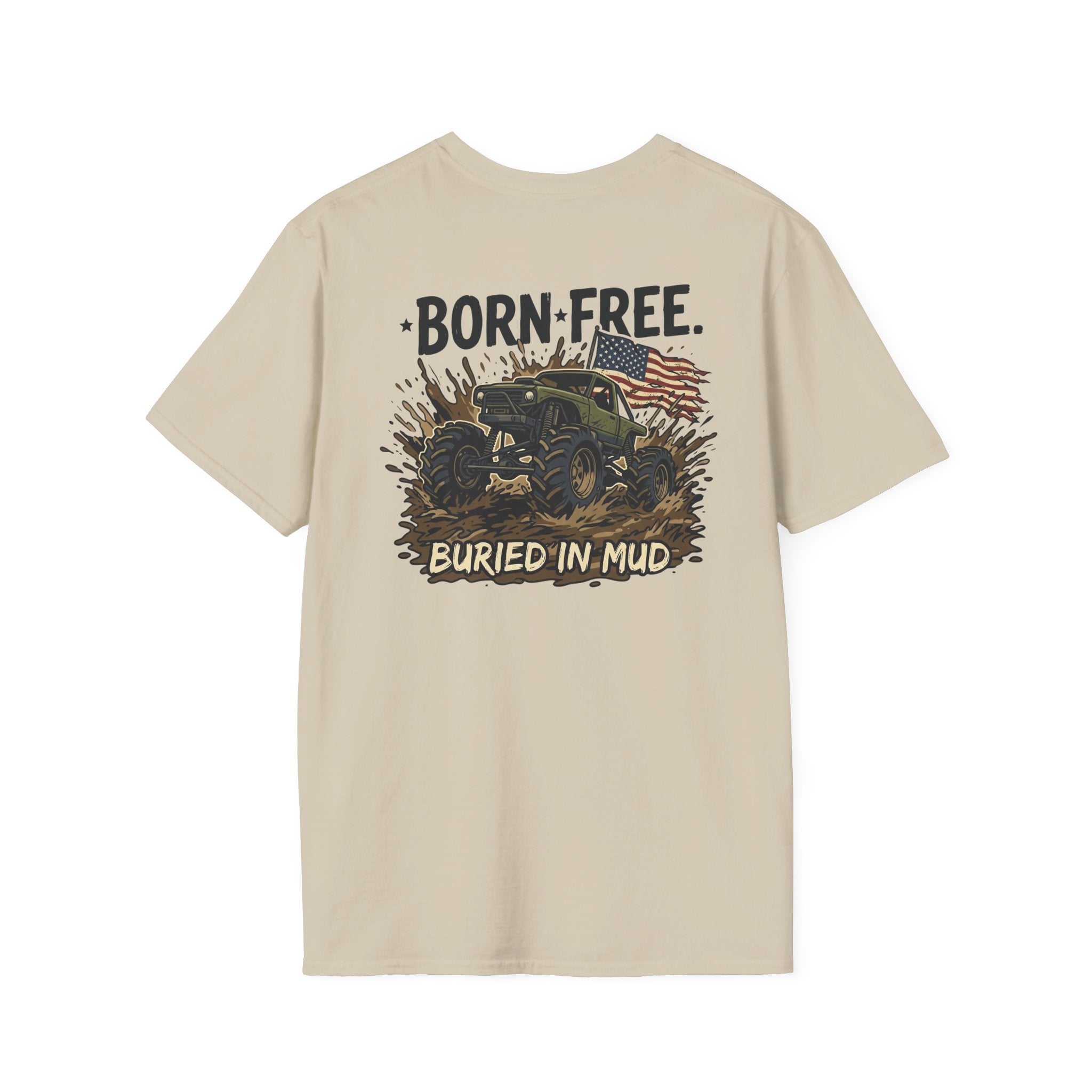 Mud & Misfits "Born Free - Buried in Mud" T-shirt