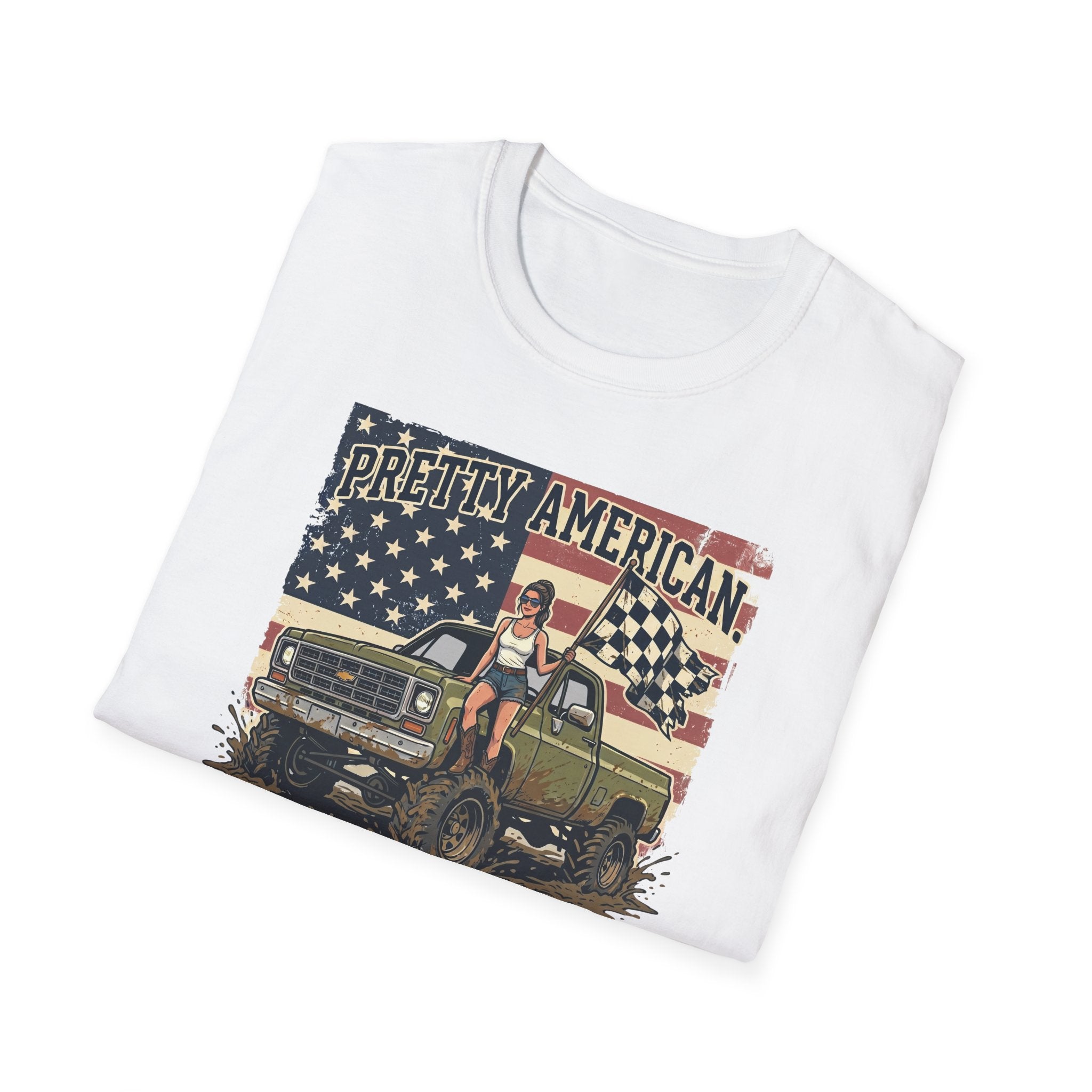 Mud & Misfits 'Pretty American - Pretty Problematic' T-shirt