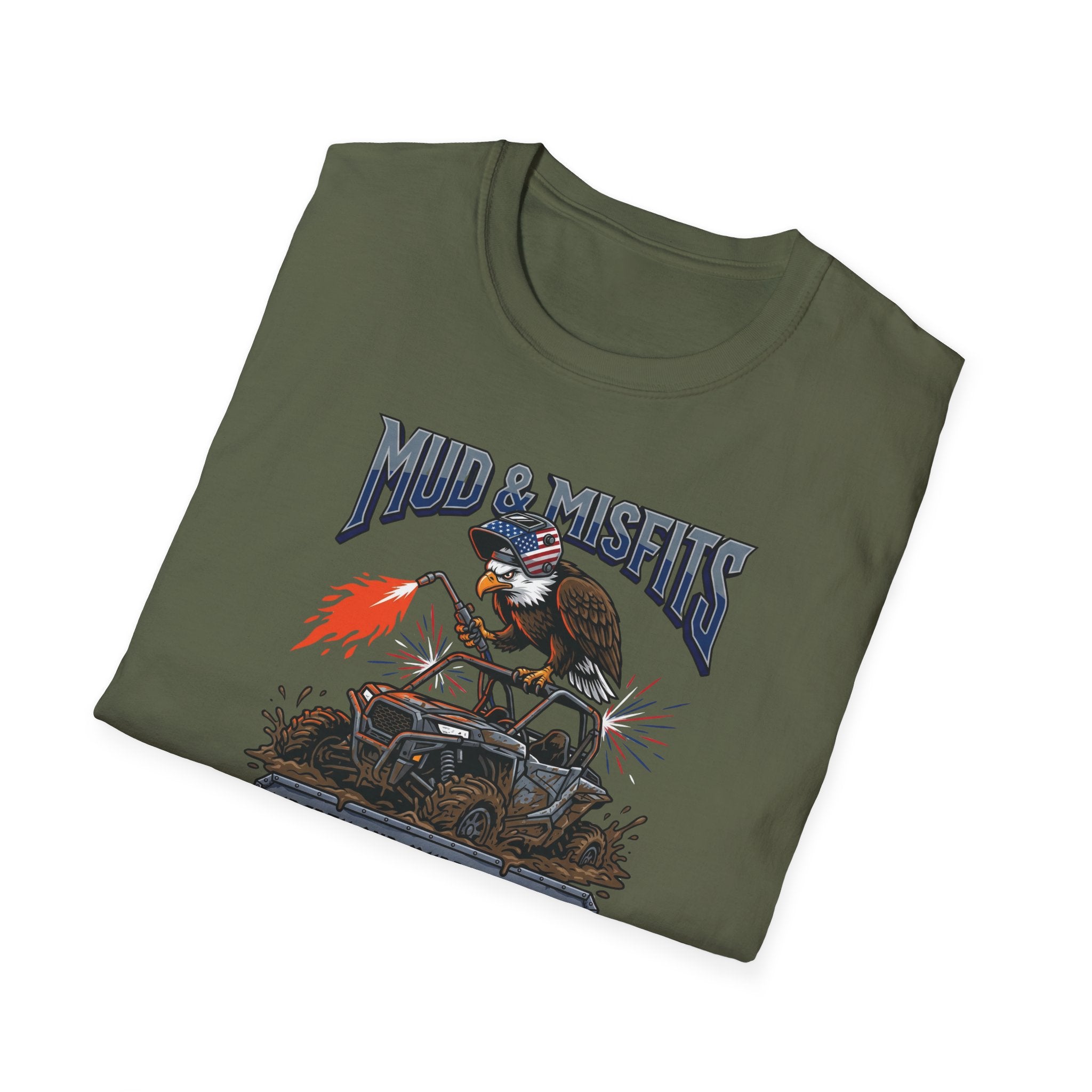 Mud & Misfits "Liberty and Muddin' For All" Shop Eagle T-shirt