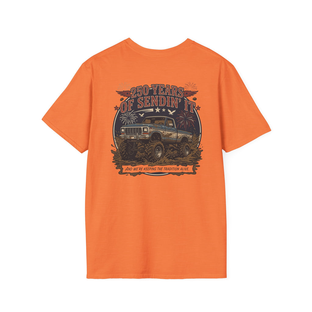 Mud & Misfits '250 Years of Sendin' it' T-shirt