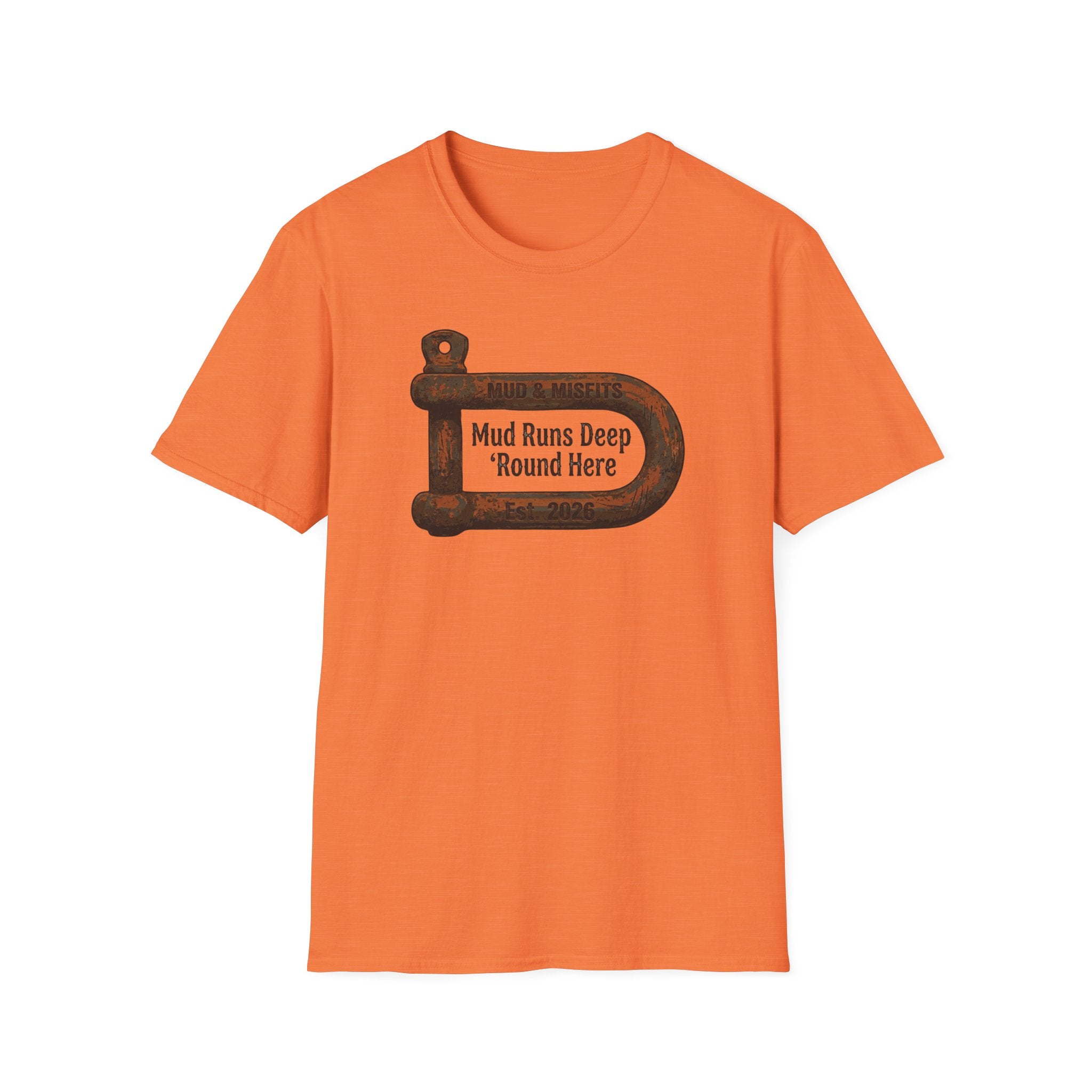 Mud & Misfits "Mud Runs Deep 'Round Here" Shackle T-shirt