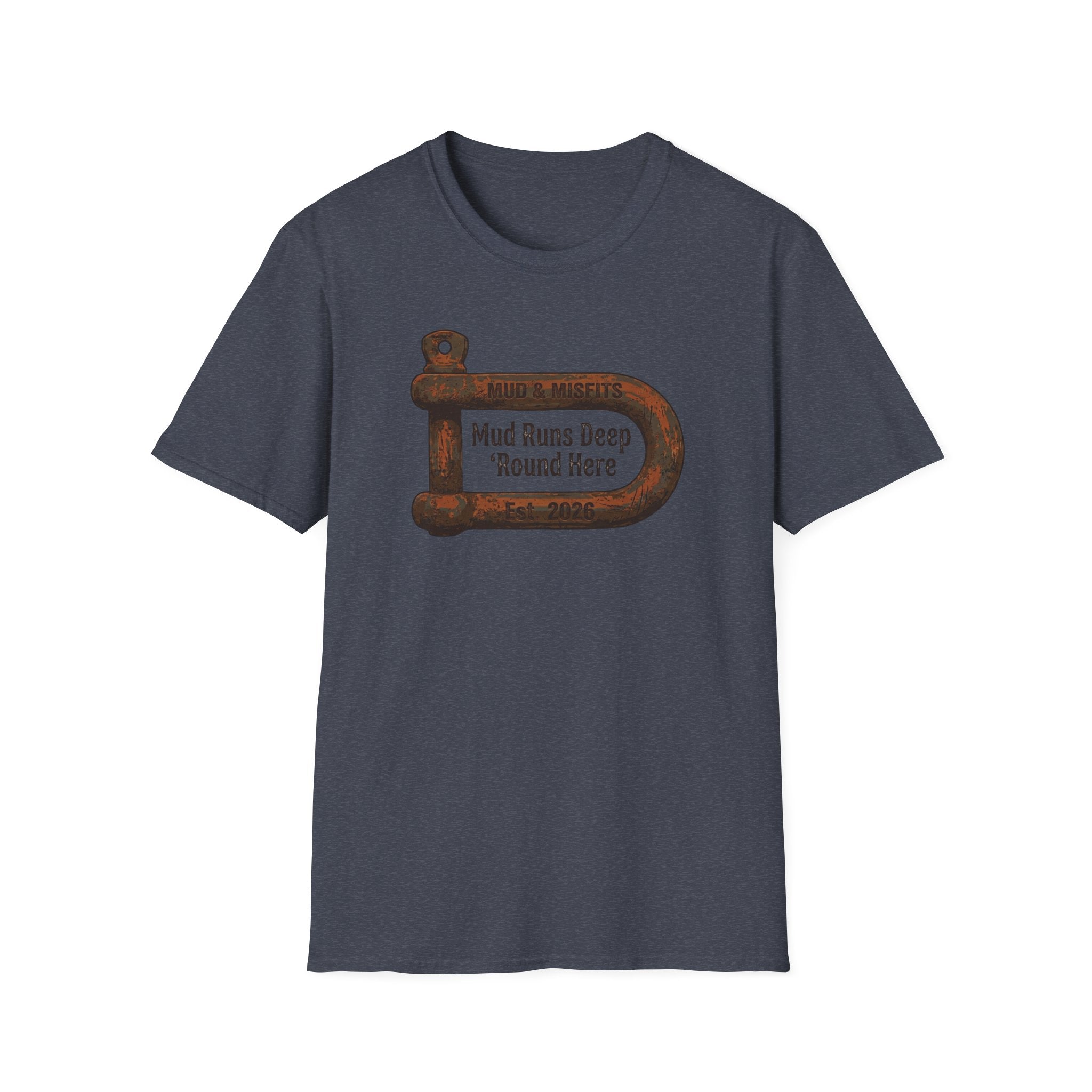 Mud & Misfits "Mud Runs Deep 'Round Here" Shackle T-shirt