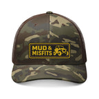 Embroidered "Mud & Misfits" UTV Patch Camouflage Trucker Hat