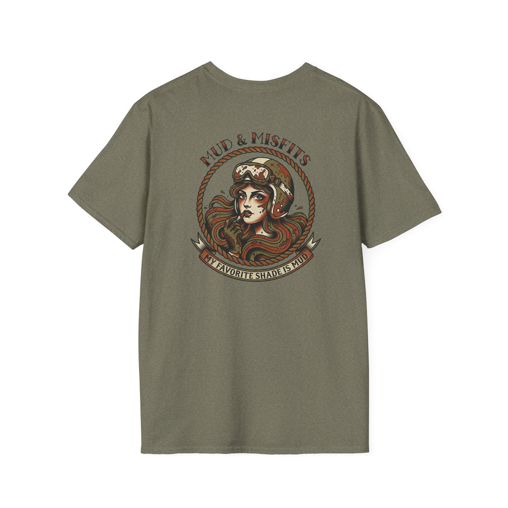 Mud & Misfits "My Favorite Shade is Mud" American Tattoo T-shirt
