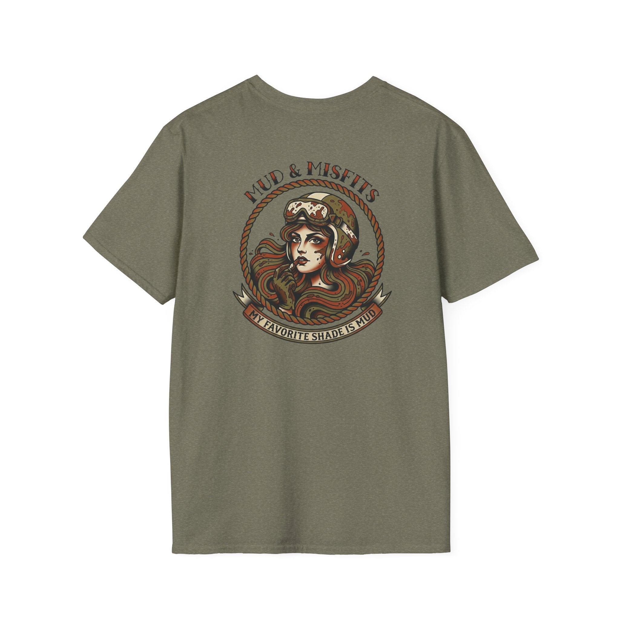 Mud & Misfits "My Favorite Shade is Mud" American Tattoo T-shirt