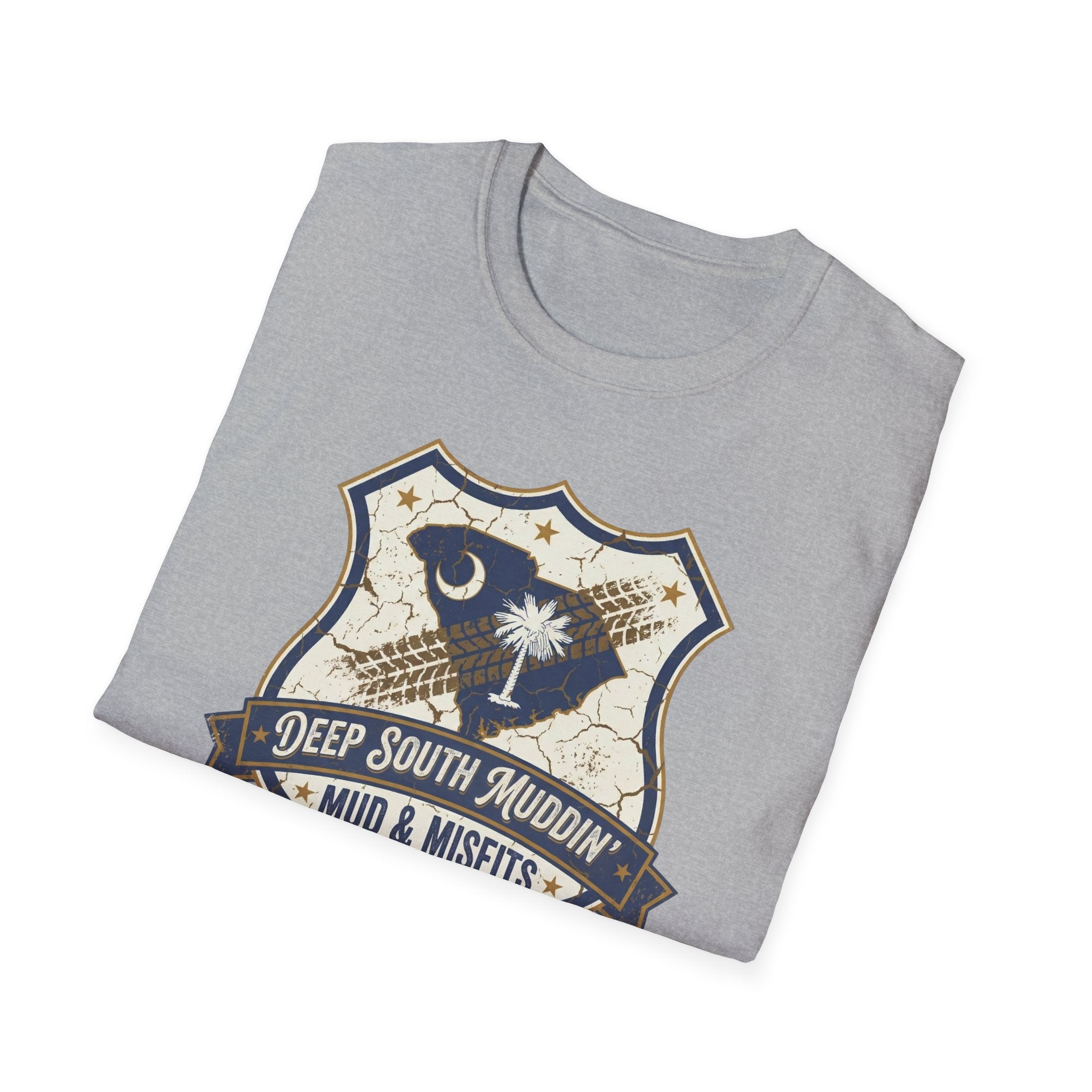 Mud & Misfits SC State Badge "Deep South Muddin" T-shirt