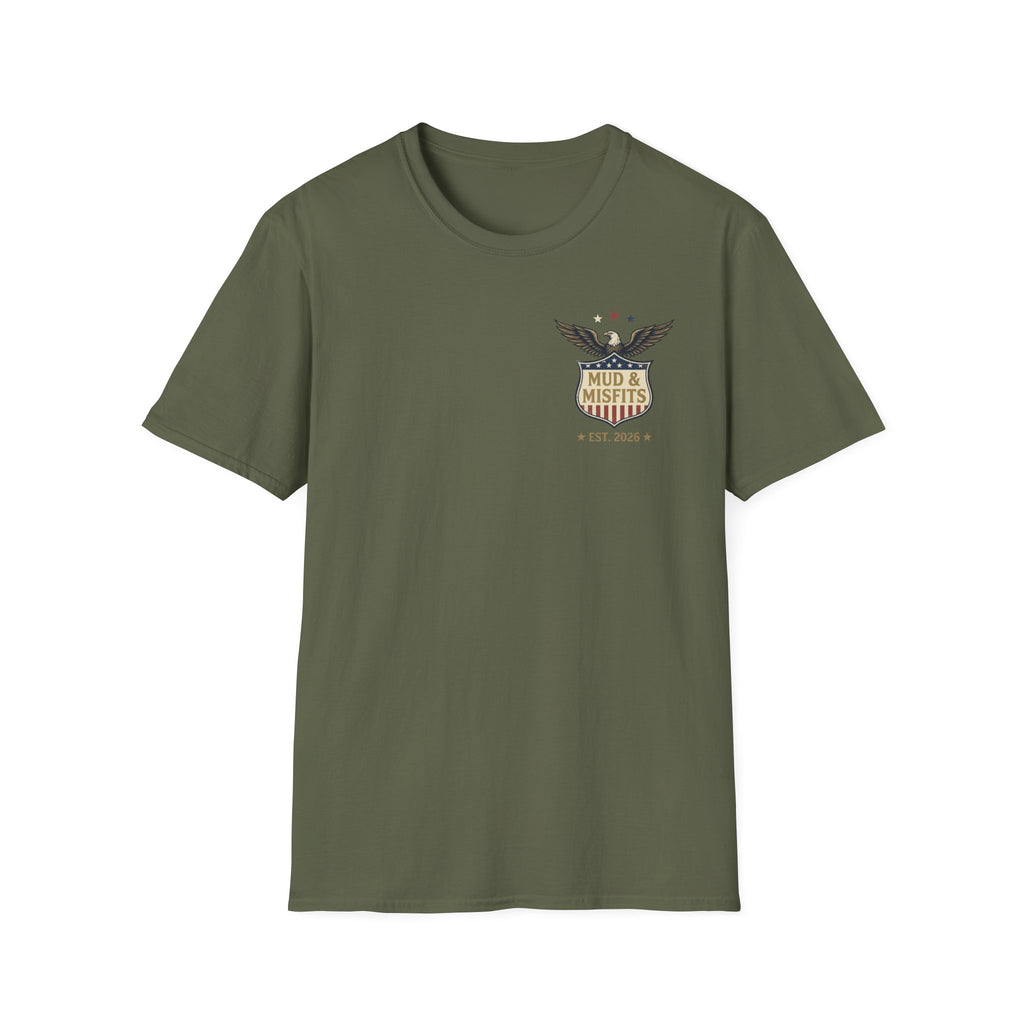 Mud & Misfits "Born Free - Buried in Mud" T-shirt