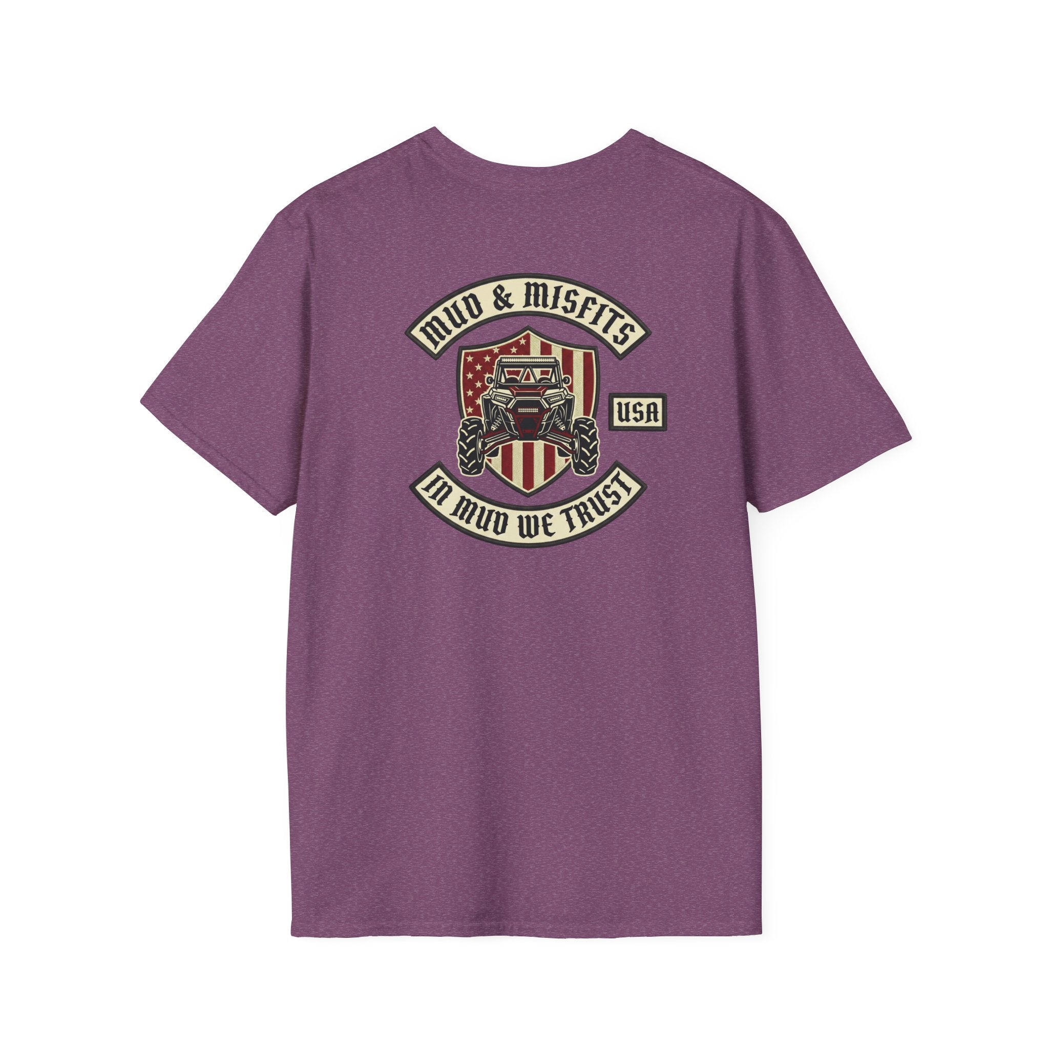 Mud & Misfits "In Mud We Trust" Biker Patch T-shirt