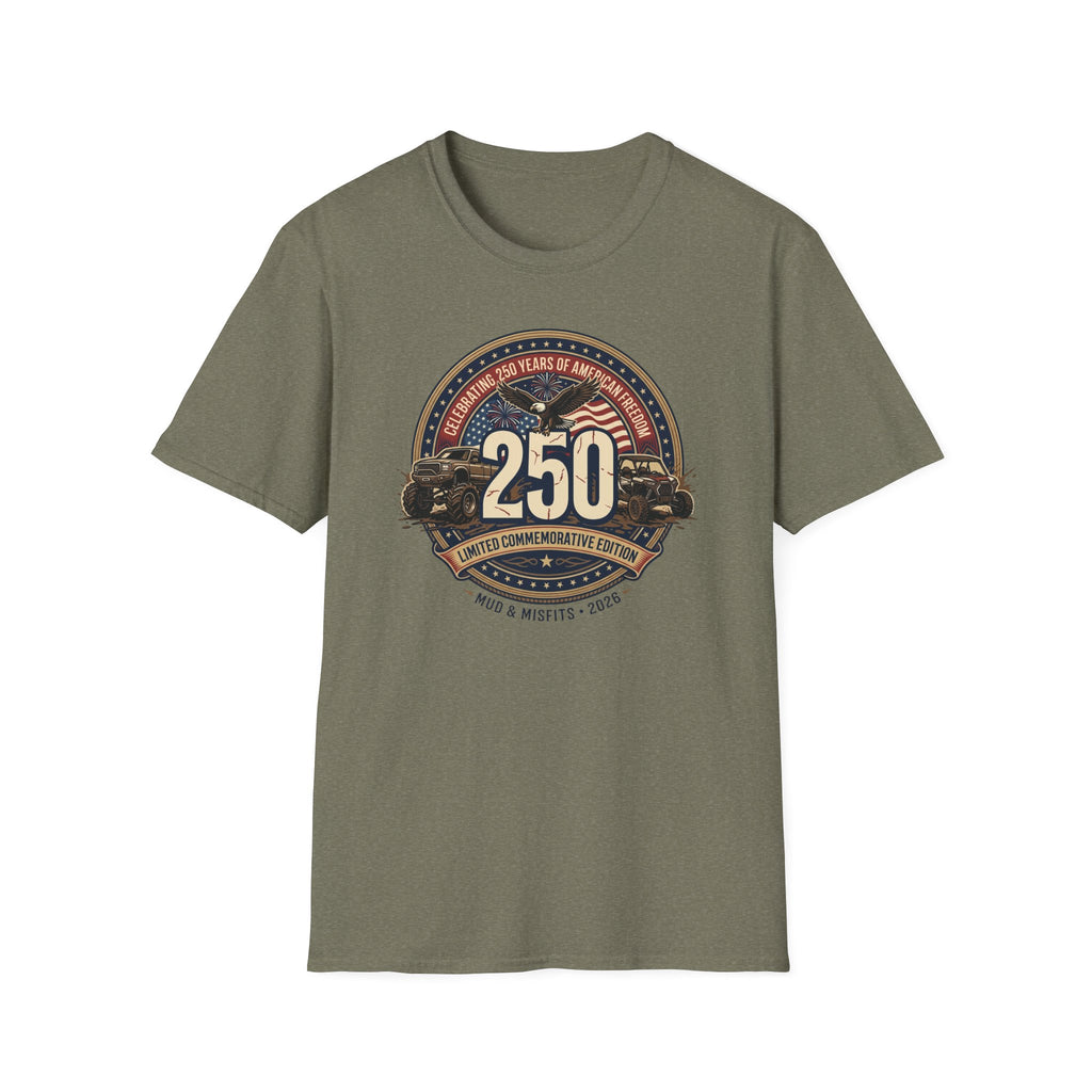 Mud & Misfits '250 Years Of American Freedom' Limited Commemorative Edition T-shirt