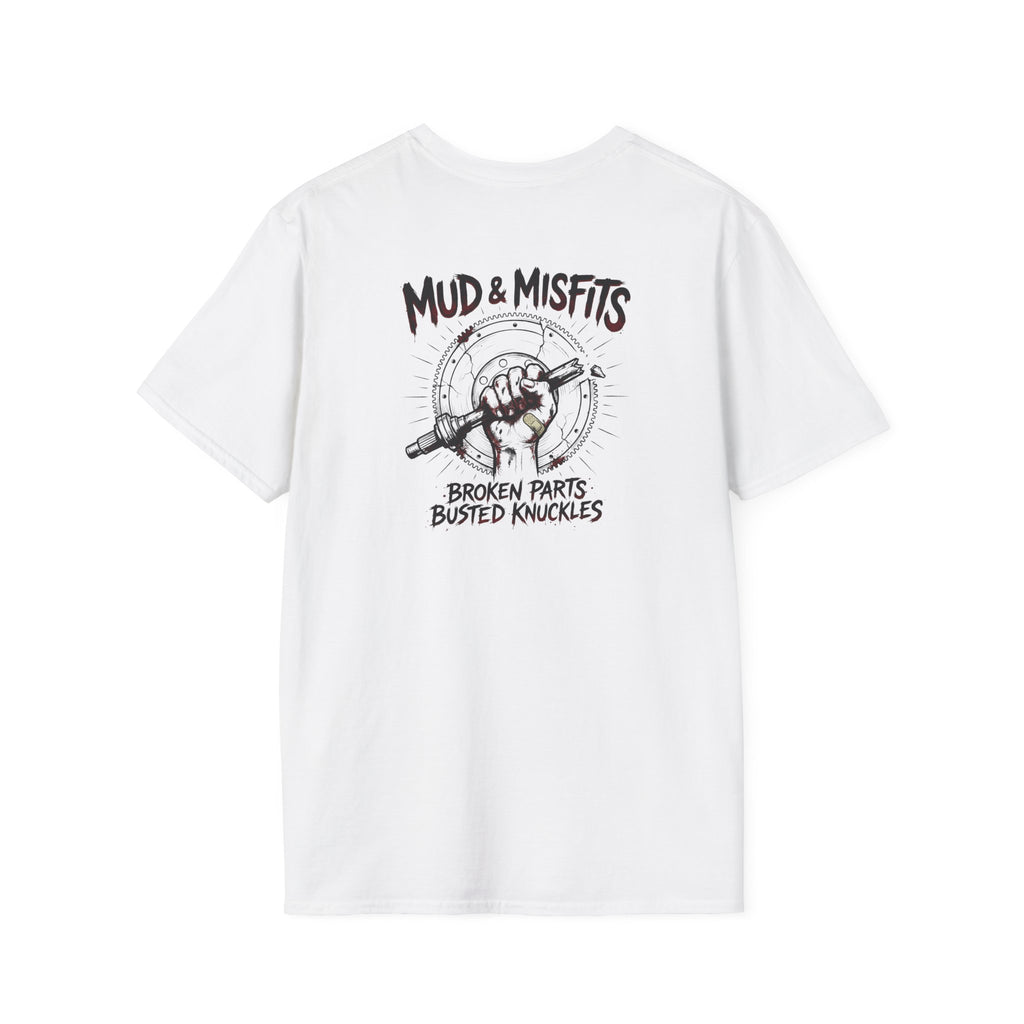 Mud & Misfits "Broken Parts Busted Knuckles" T-shirt
