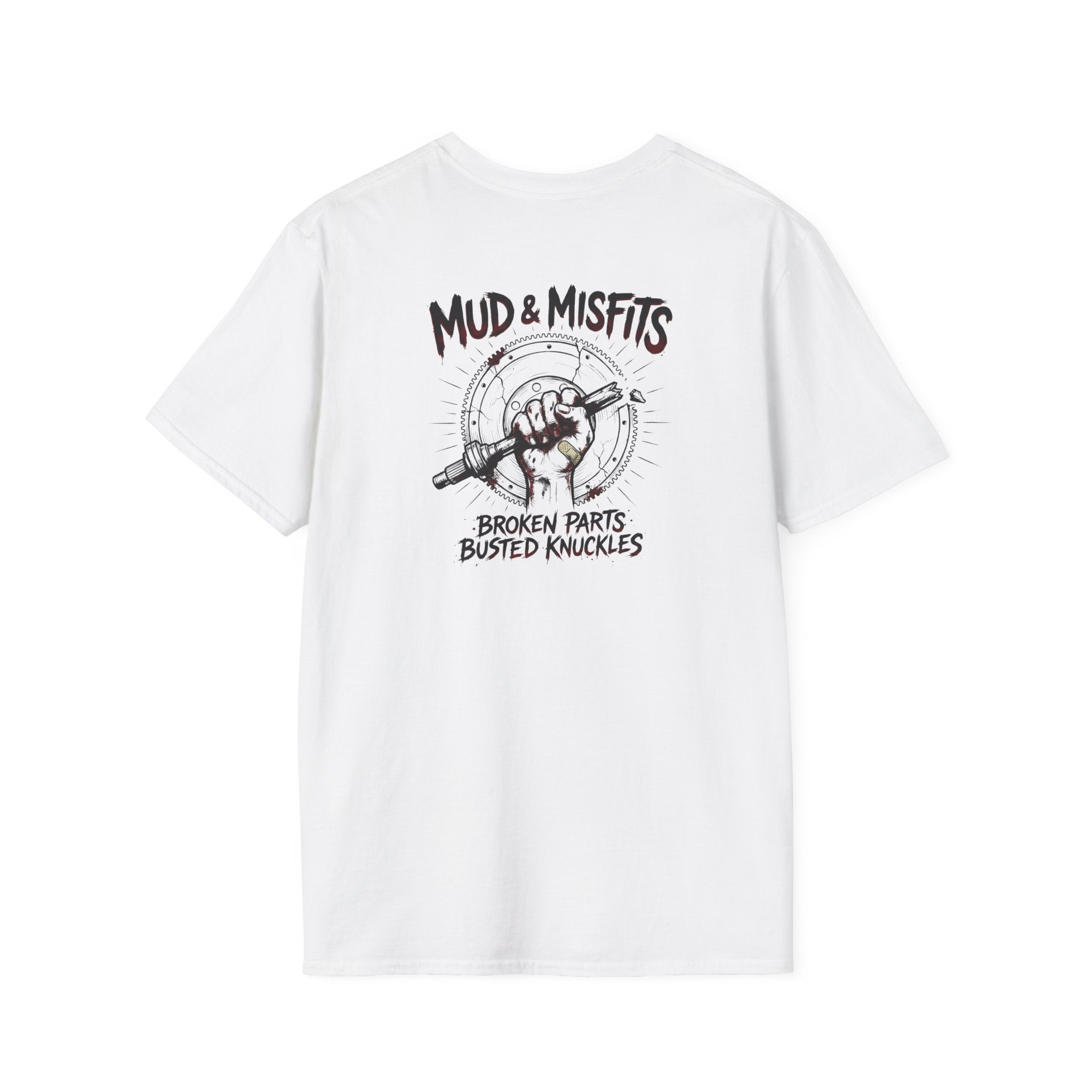Mud & Misfits "Broken Parts Busted Knuckles" T-shirt