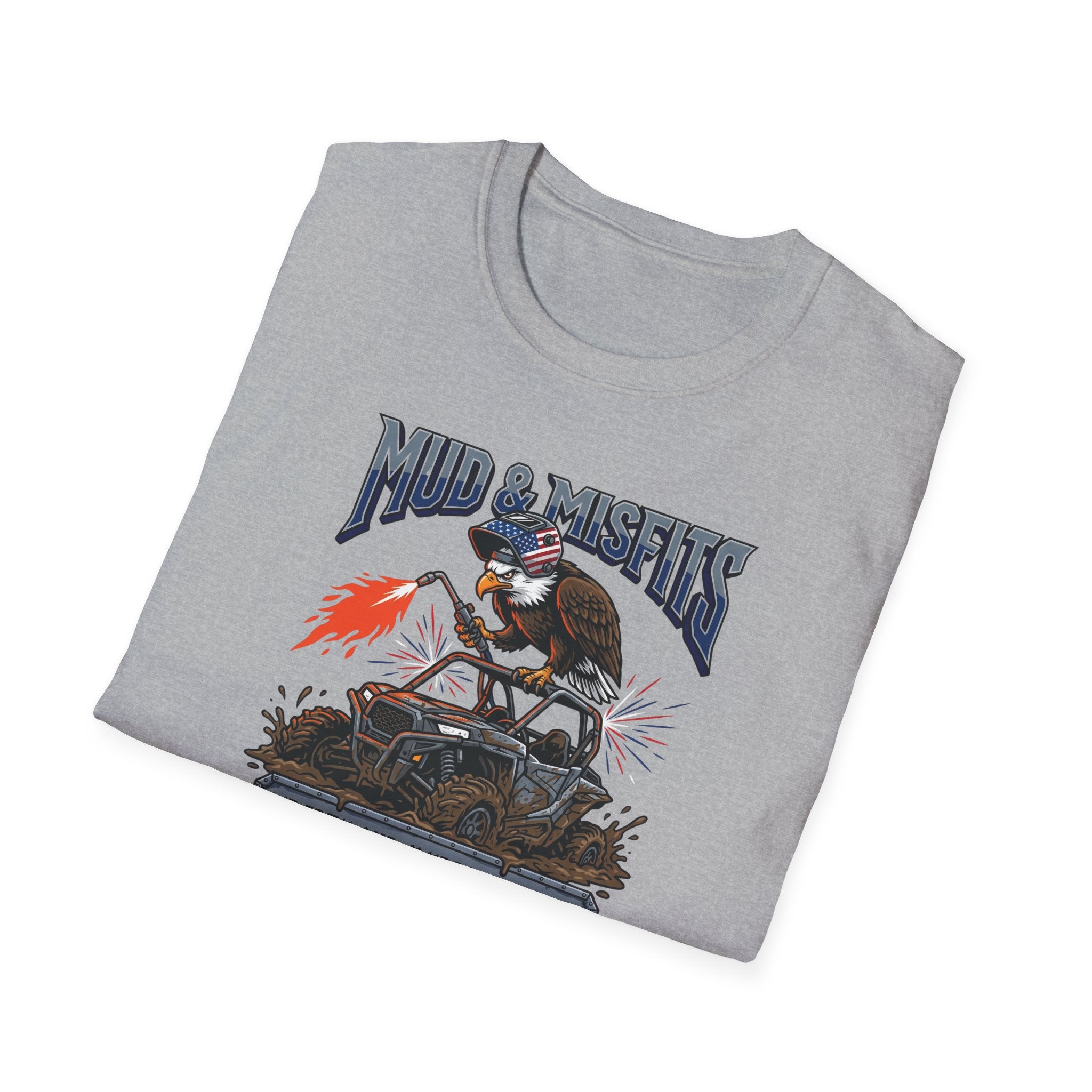 Mud & Misfits "Liberty and Muddin' For All" Shop Eagle T-shirt
