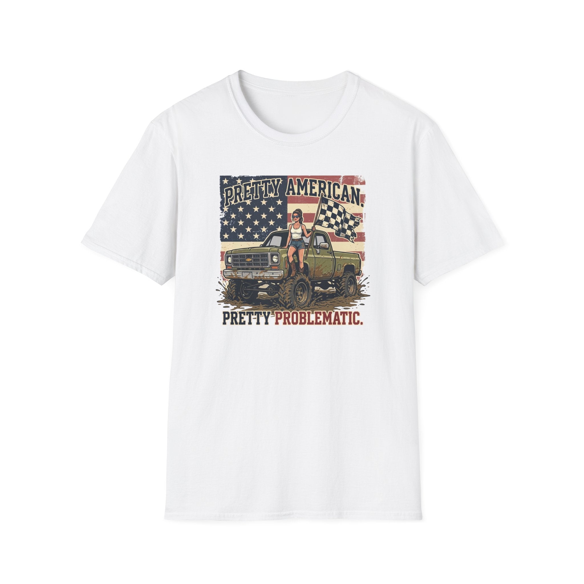 Mud & Misfits 'Pretty American - Pretty Problematic' T-shirt