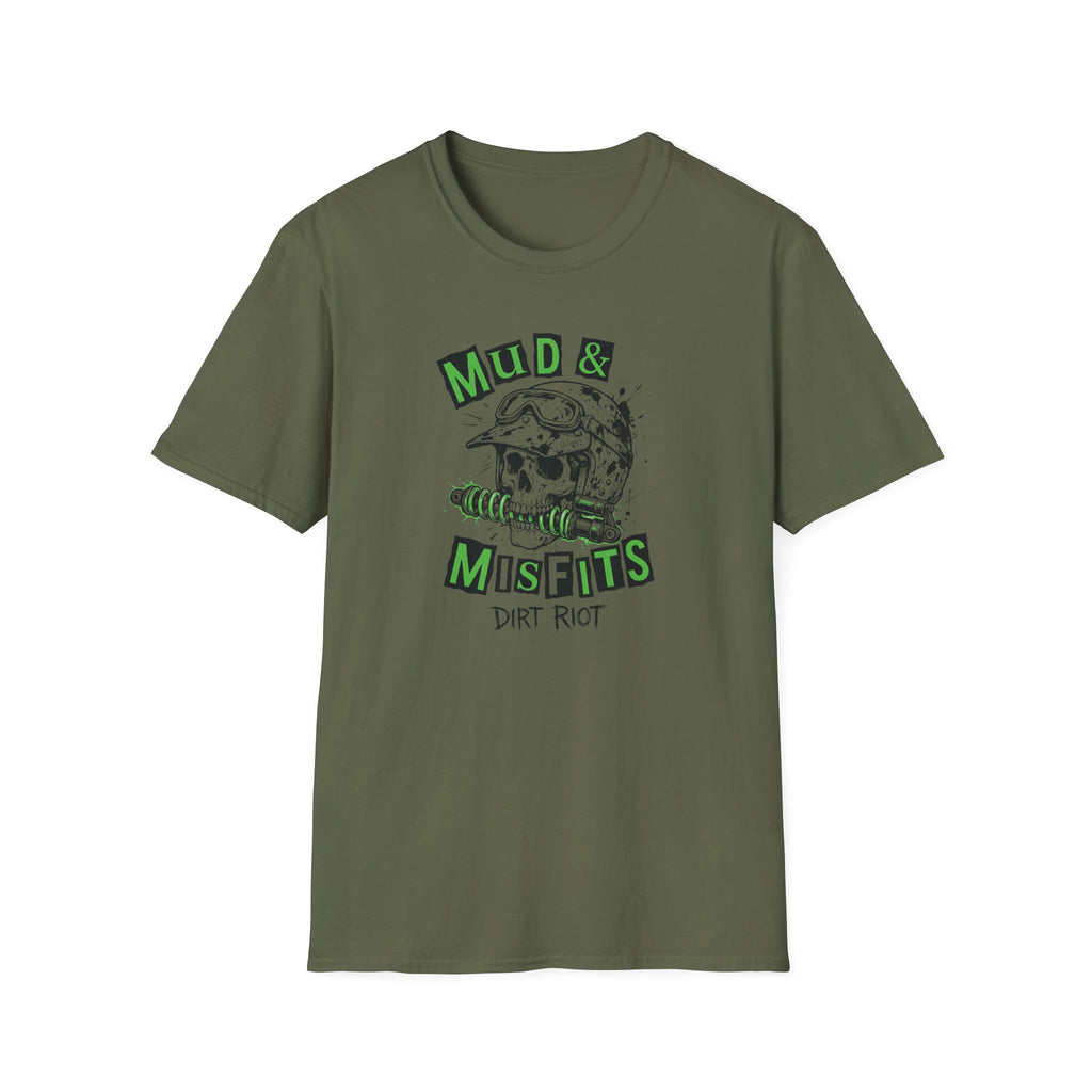 Mud & Misfits "Dirt Riot" Skull T-shirt
