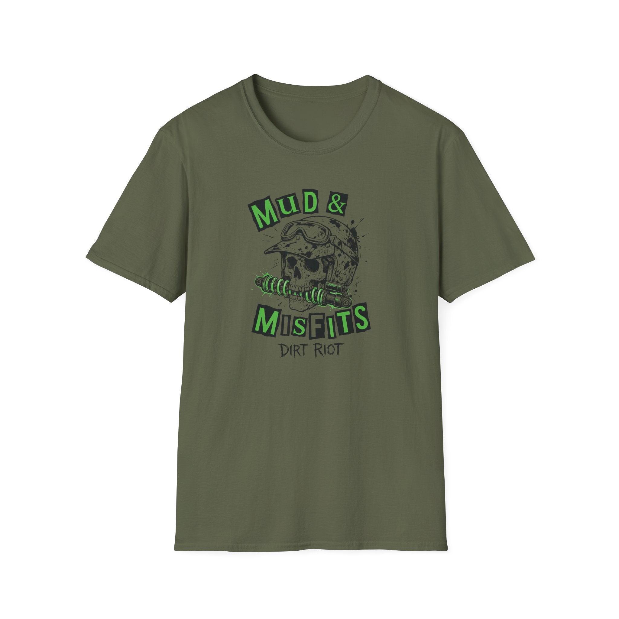 Mud & Misfits "Dirt Riot" Skull T-shirt