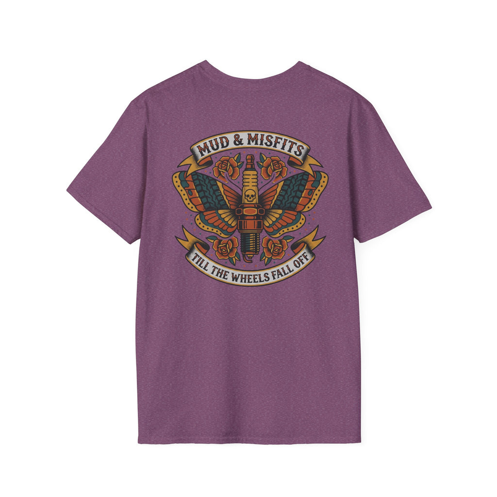 Mud & Misfits "Till The Wheels Fall Off" American Tattoo T-shirt