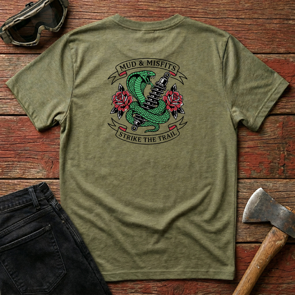 Mud & Misfits "Strike the Trail" American Tattoo T-shirt