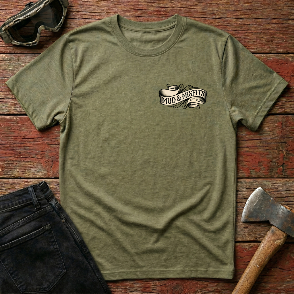 Mud & Misfits "Strike the Trail" American Tattoo T-shirt