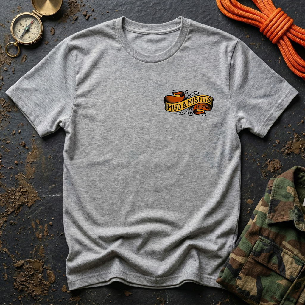 Mud & Misfits "Till The Wheels Fall Off" American Tattoo T-shirt