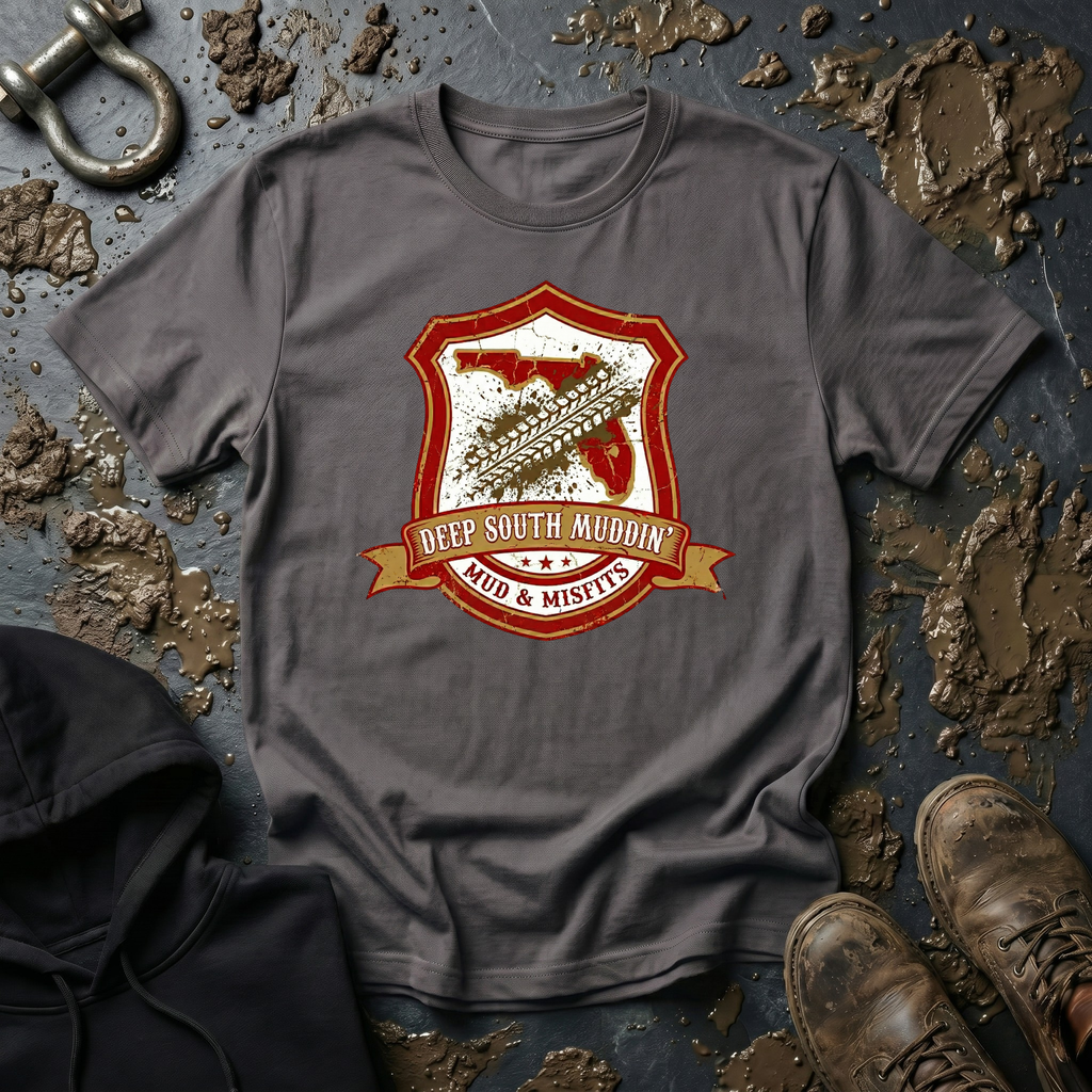 Mud & Misfits FL State Badge "Deep South Muddin" T-Shirt