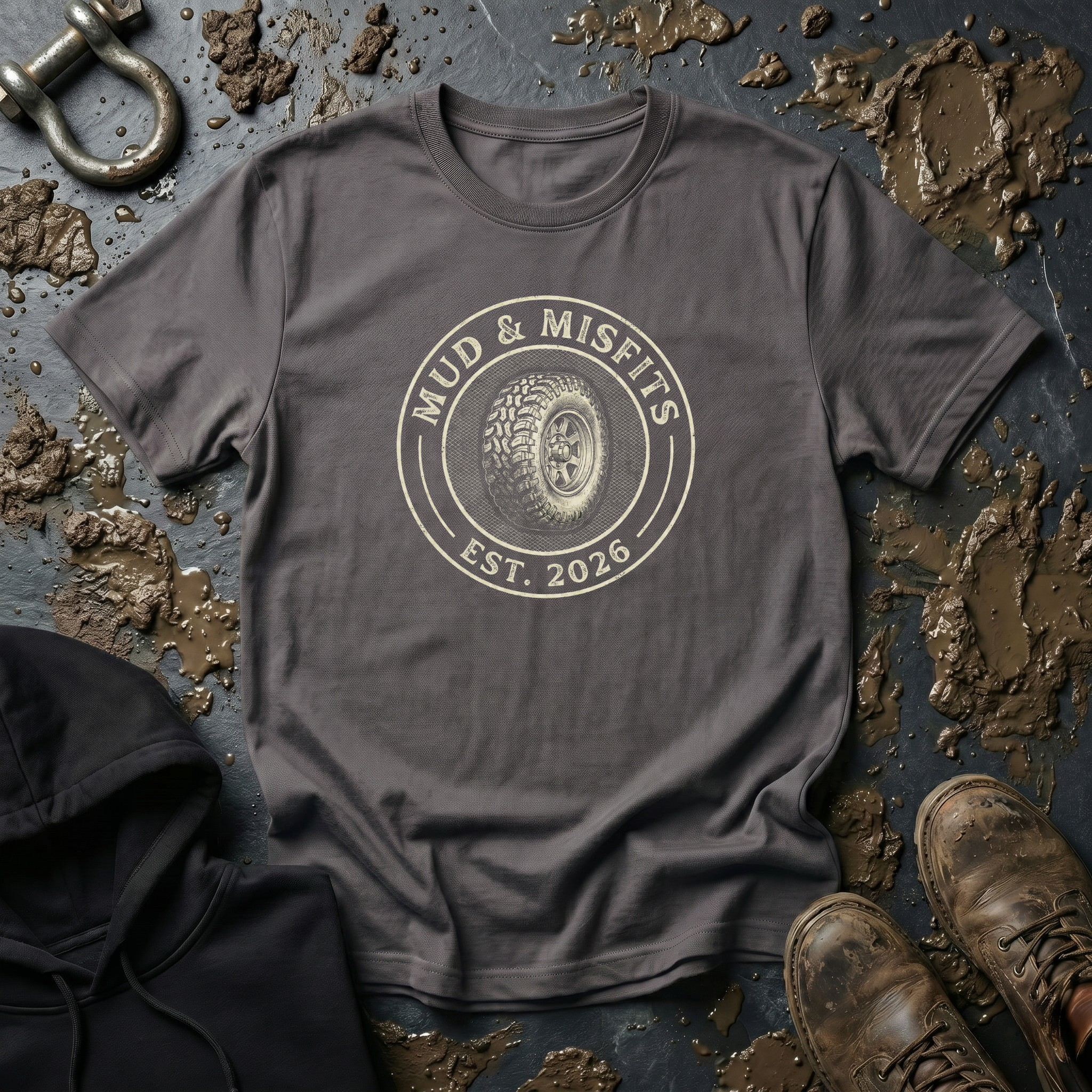 Mud & Misfits Mud Tire T-shirt