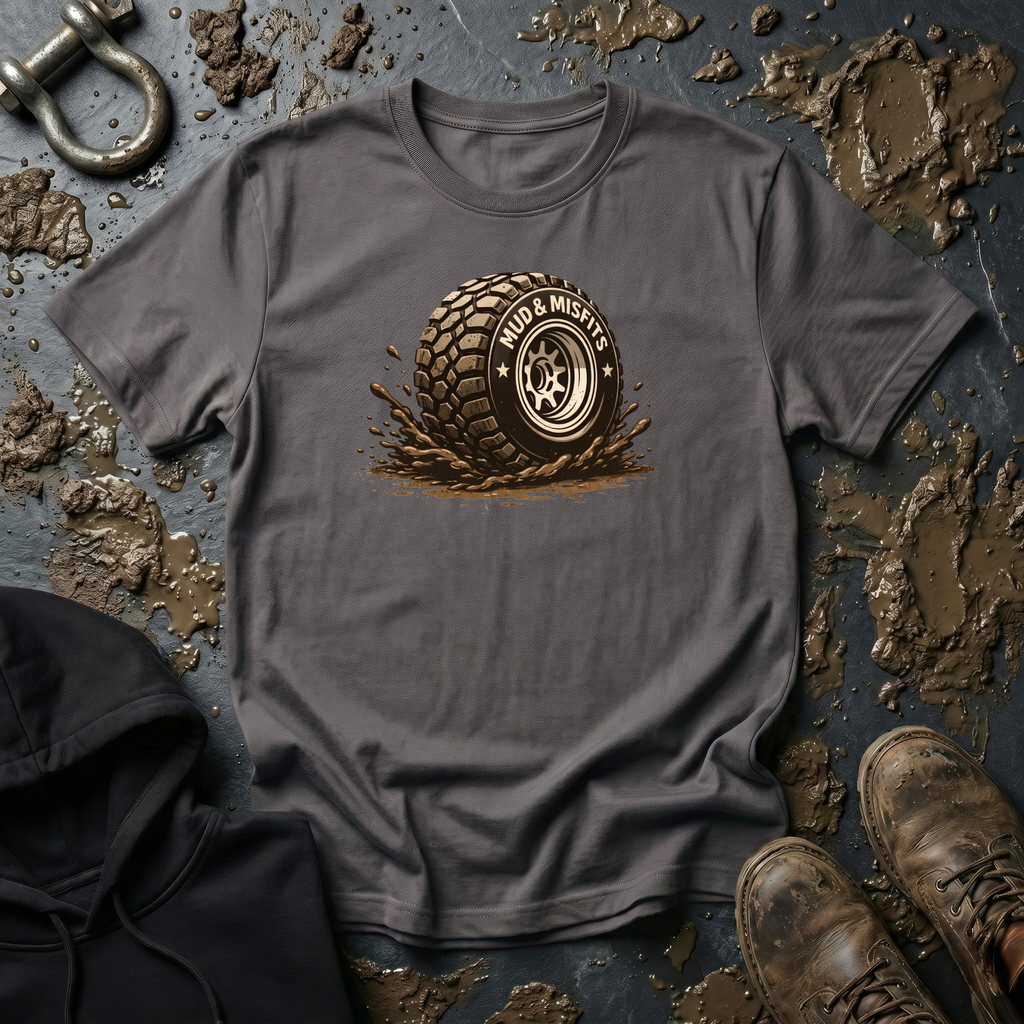 Mud & Misfits Muddy Tire T-shirt