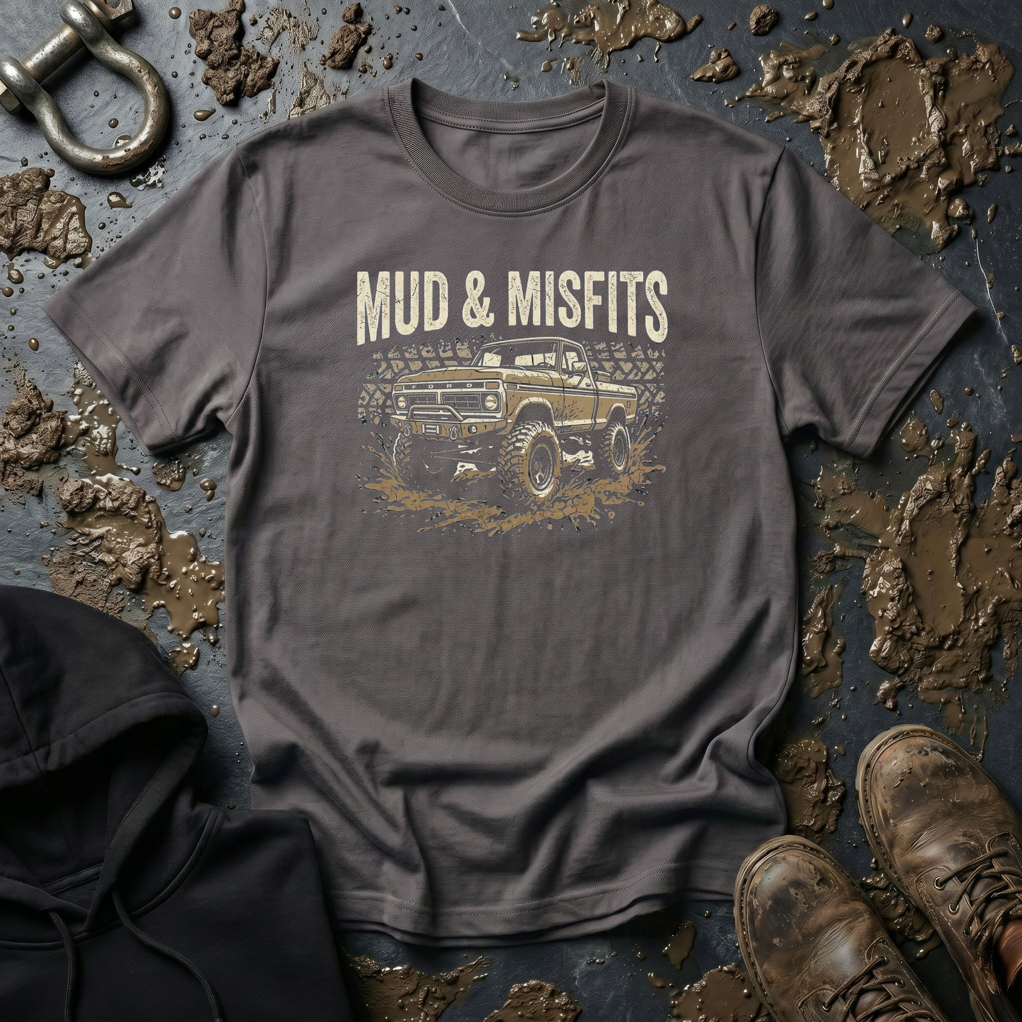 Mud & Misfits Old School Monster Ford T-shirt