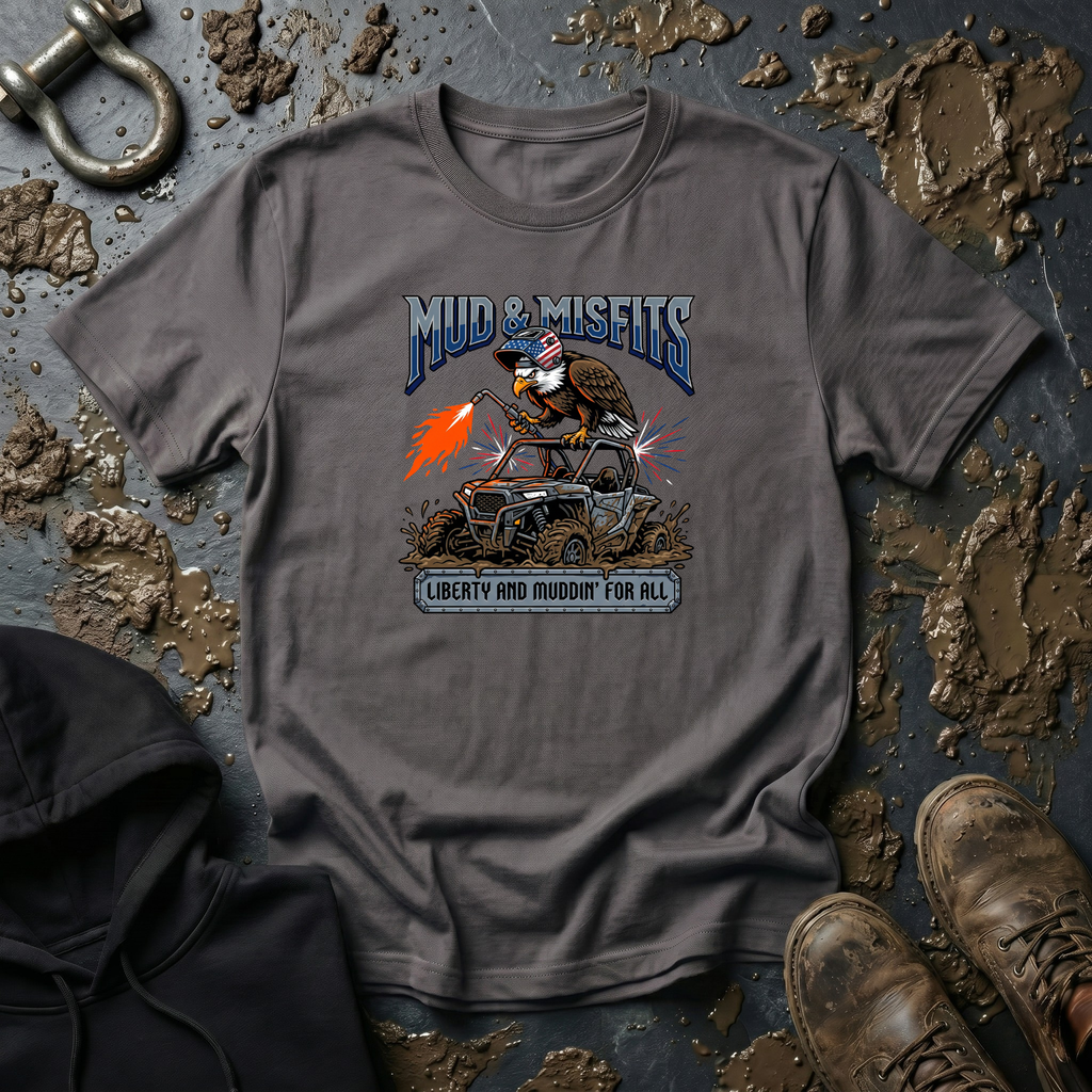 Mud & Misfits "Liberty and Muddin' For All" Shop Eagle T-shirt