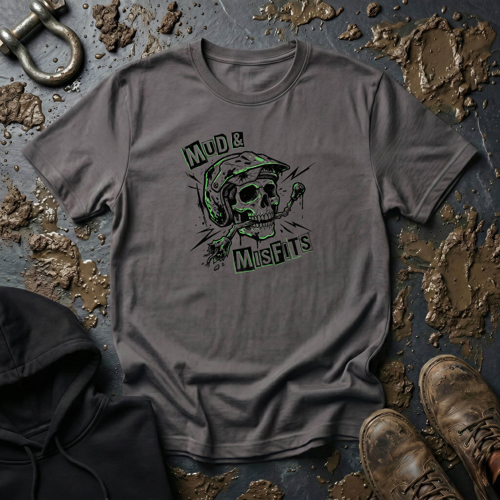 Mud & Misfits Skull Shifter T-shirt