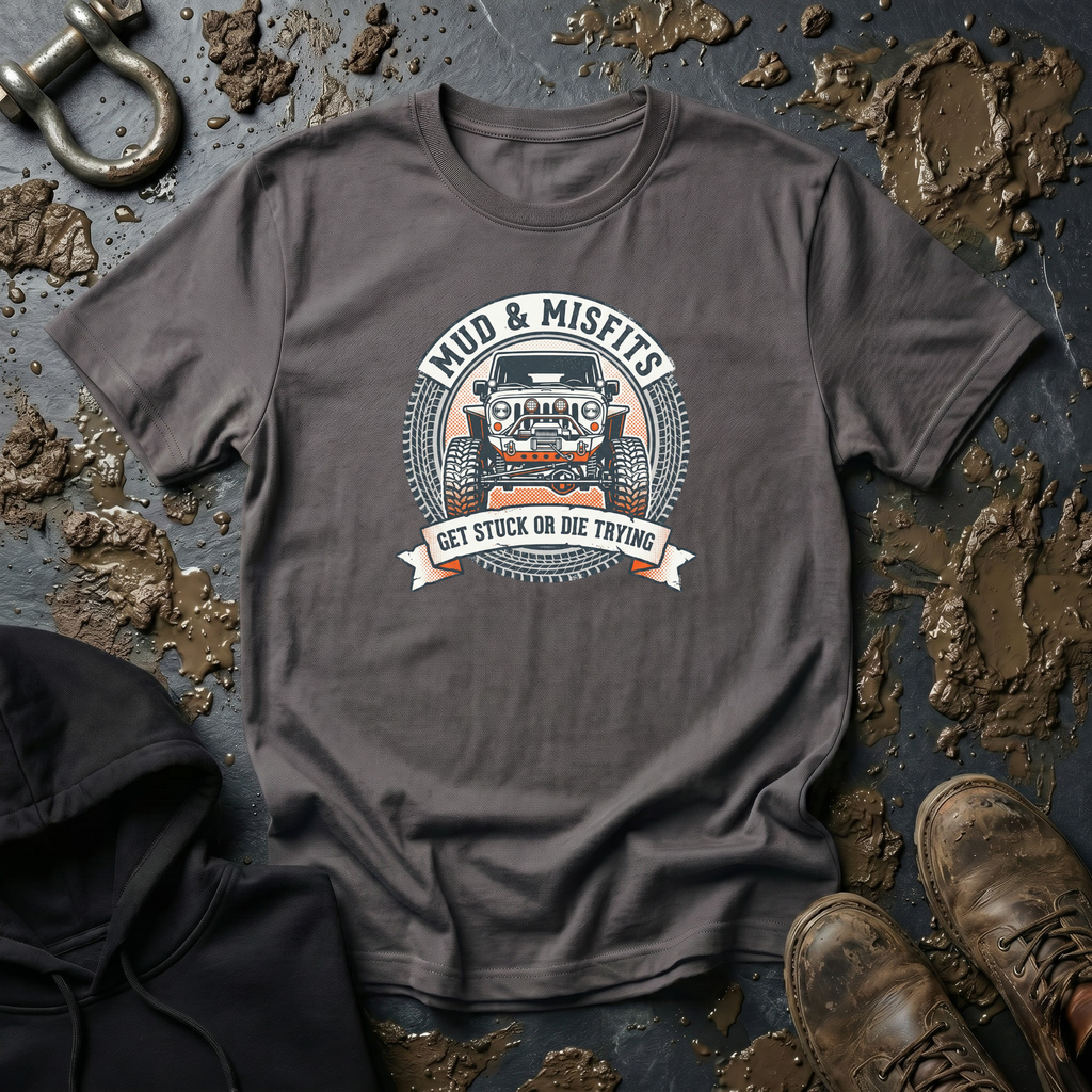 Mud & Misfits "Get Stuck Or Die Trying" 4X4 T-shirt