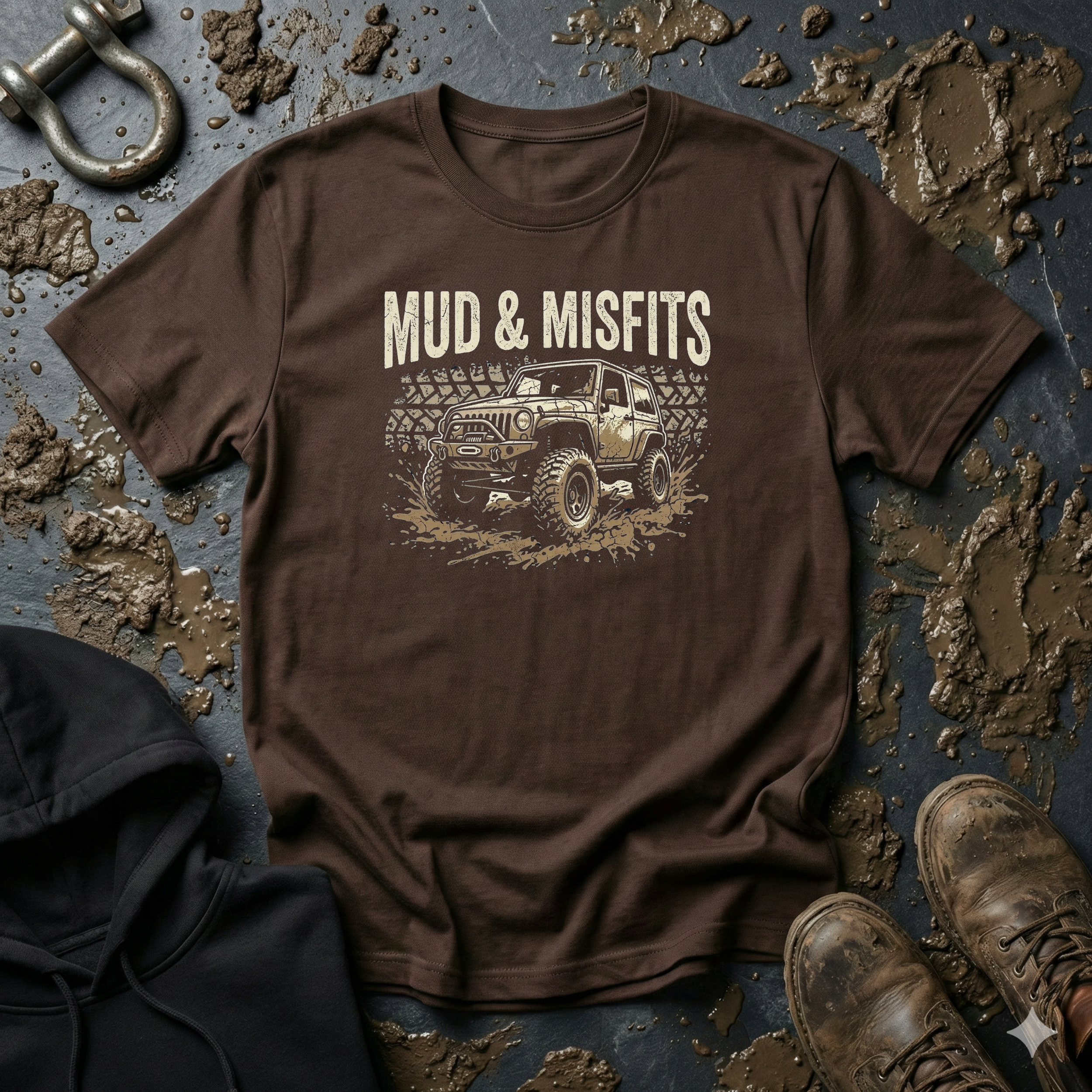Mud & Misfits Monster Jeep T-shirt